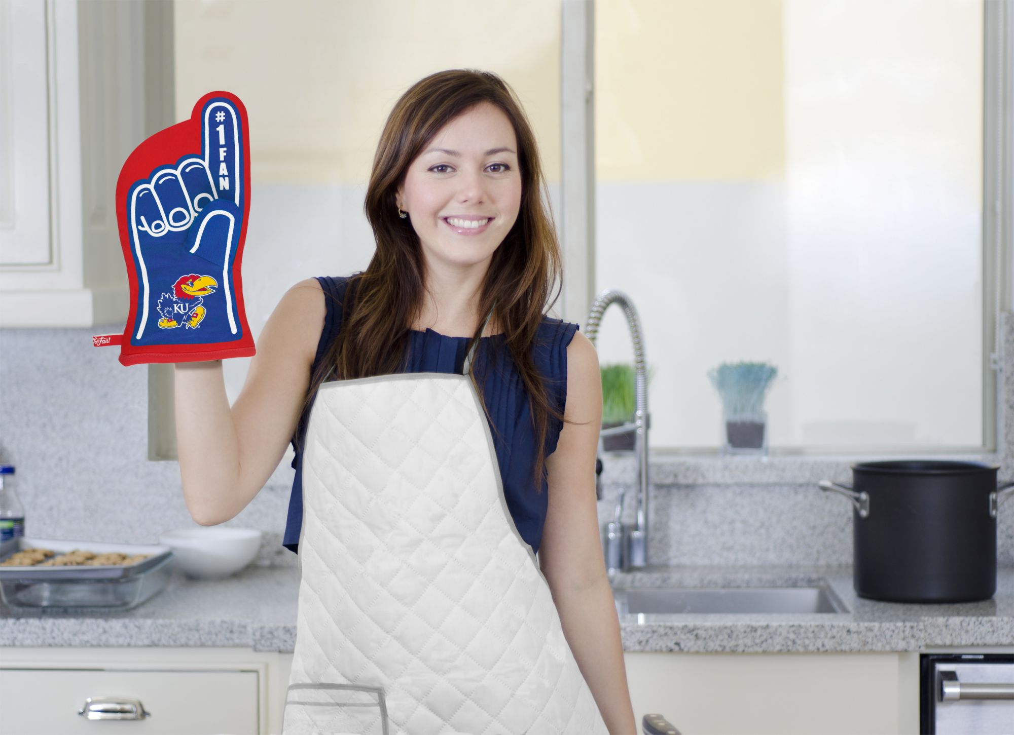 You The Fan Kansas Jayhawks #1 Oven Mitt product image