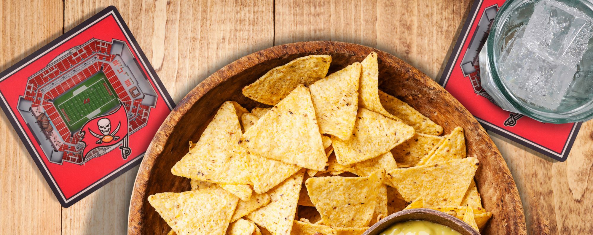 YouTheFan Tampa Bay Buccaneers Stadium View Coaster Set product image