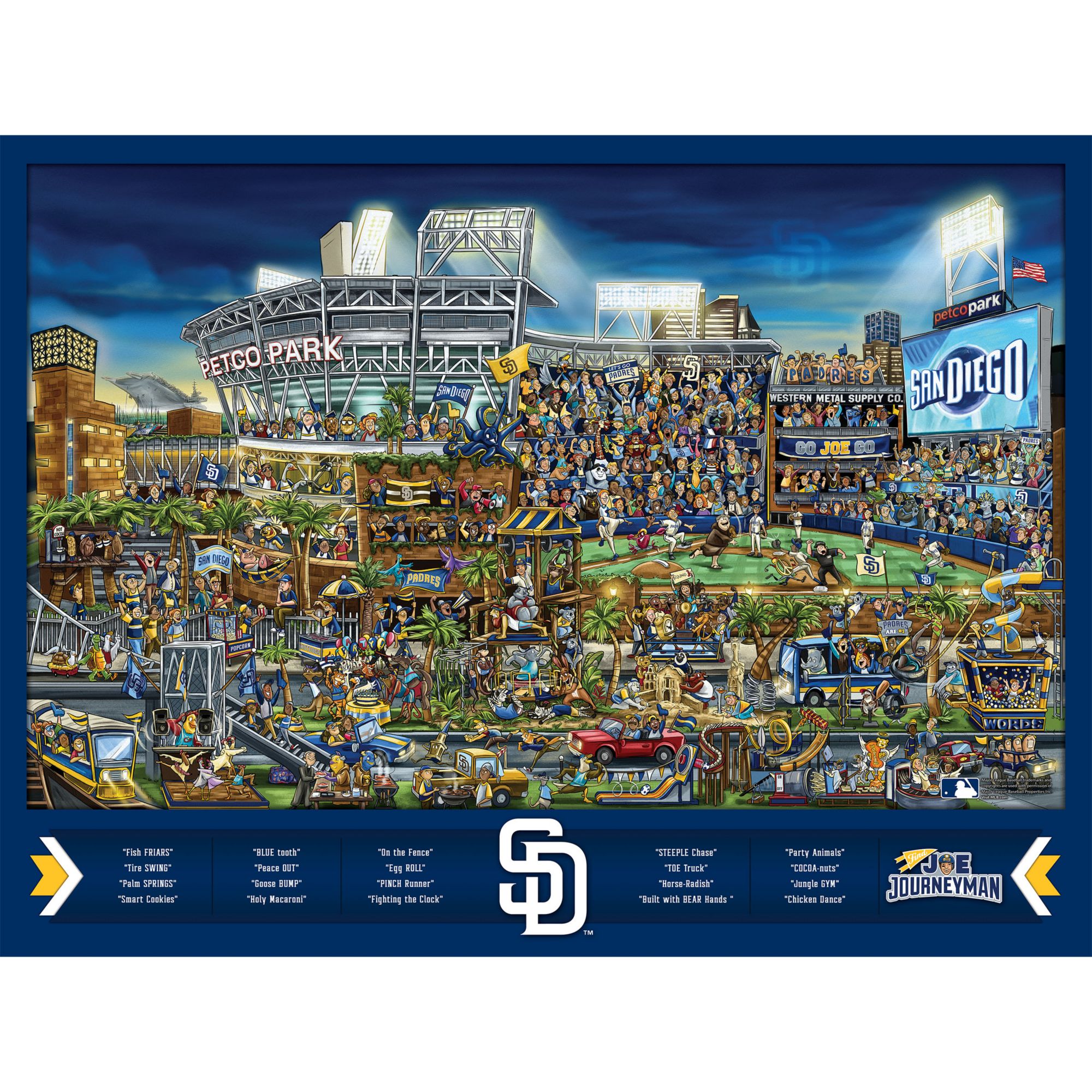 You the Fan San Diego Padres Find Joe Journeyman Puzzle product image