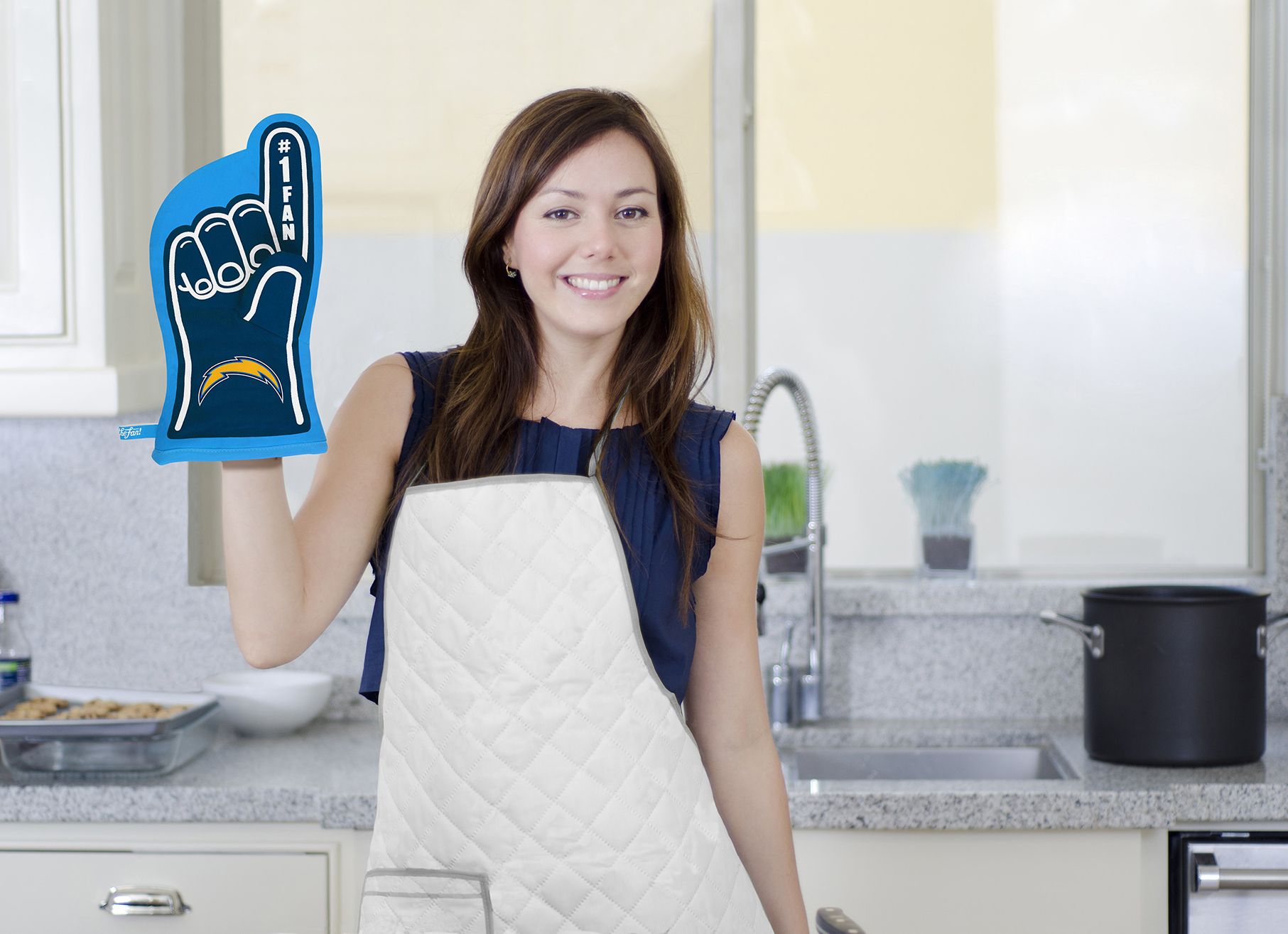 You The Fan Los Angeles Chargers #1 Oven Mitt product image