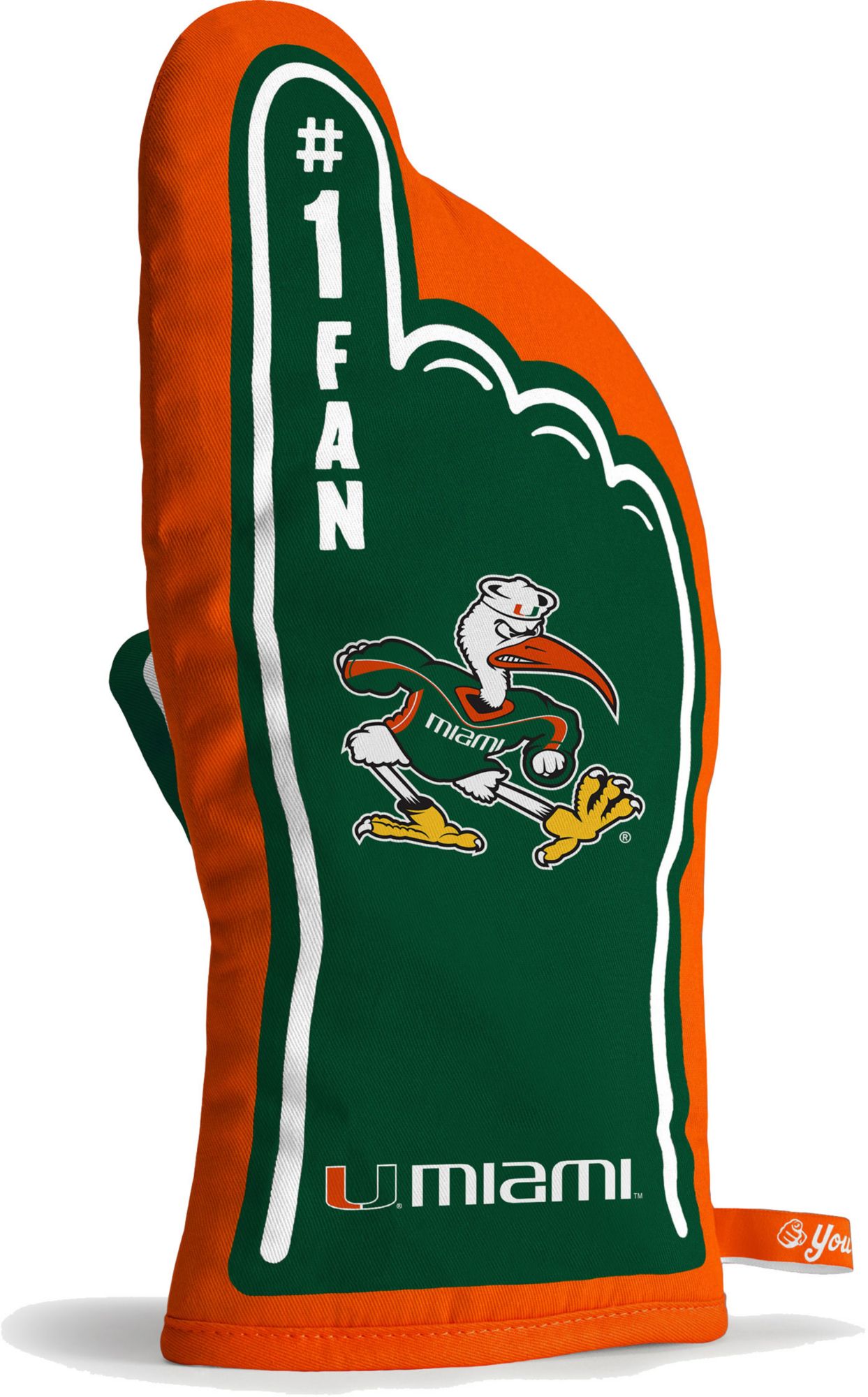 You The Fan Miami Hurricanes #1 Oven Mitt