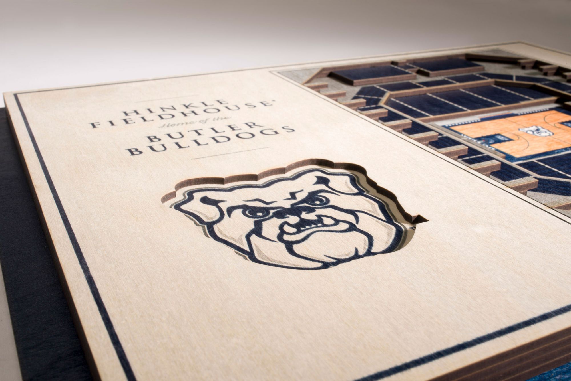 YouTheFan Butler Bulldogs 5-Layer StadiumViews 3D Wall Art product image