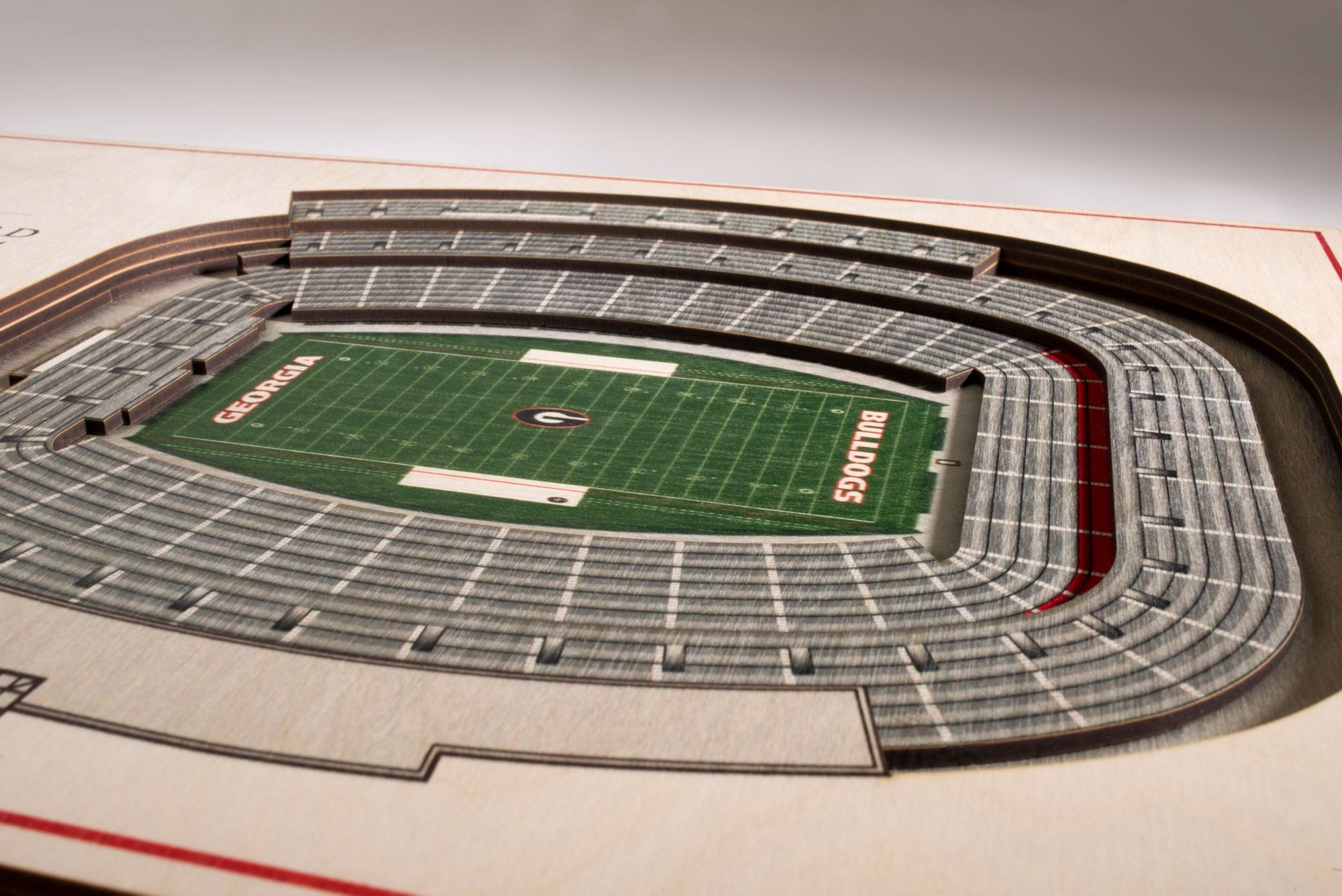 You the Fan Georgia Bulldogs 5-Layer StadiumViews 3D Wall Art