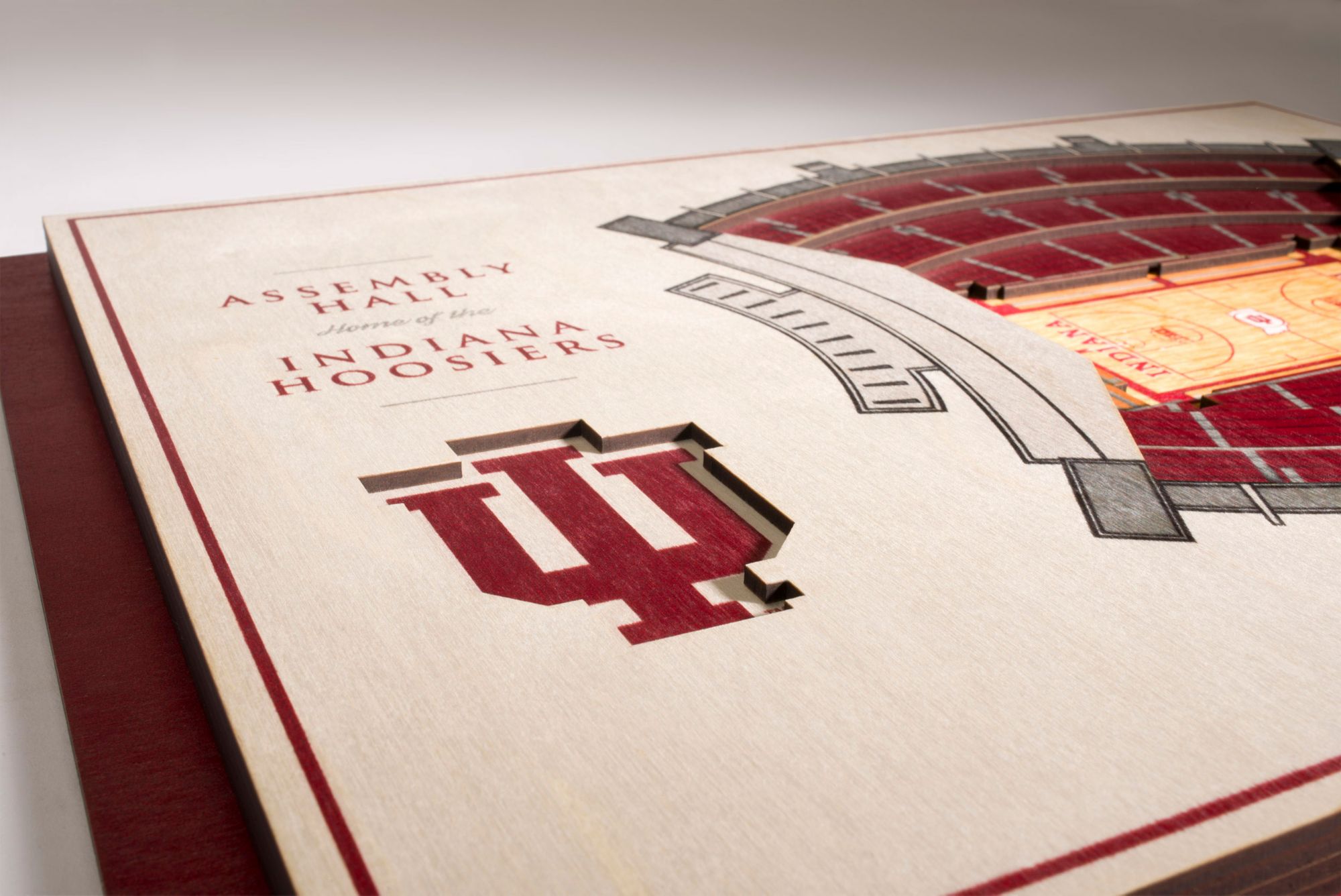 YouTheFan Indiana Hoosiers 5-Layer StadiumViews 3D Wall Art product image