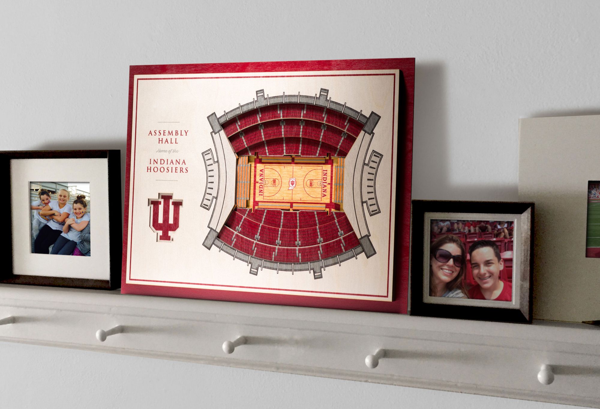YouTheFan Indiana Hoosiers 5-Layer StadiumViews 3D Wall Art product image
