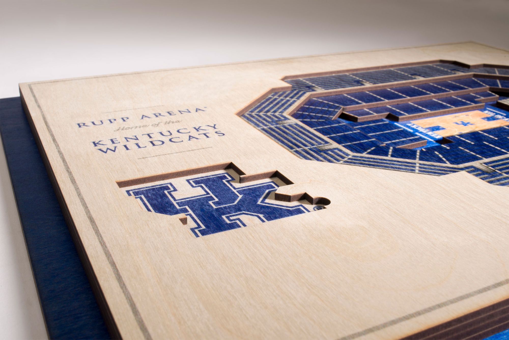 YouTheFan Kentucky Wildcats 5-Layer StadiumViews 3D Wall Art product image