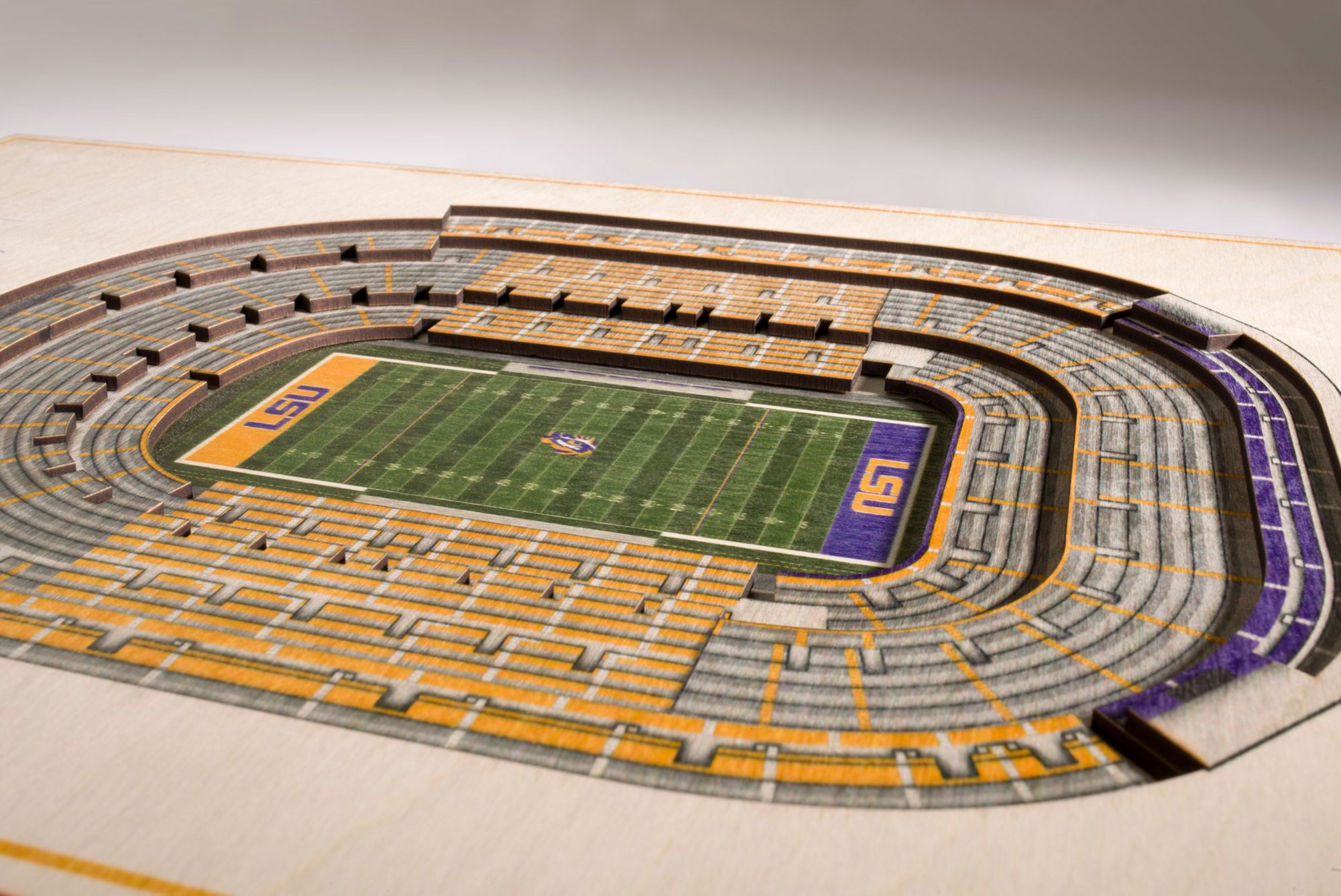 You the Fan LSU Tigers 5-Layer StadiumViews 3D Wall Art