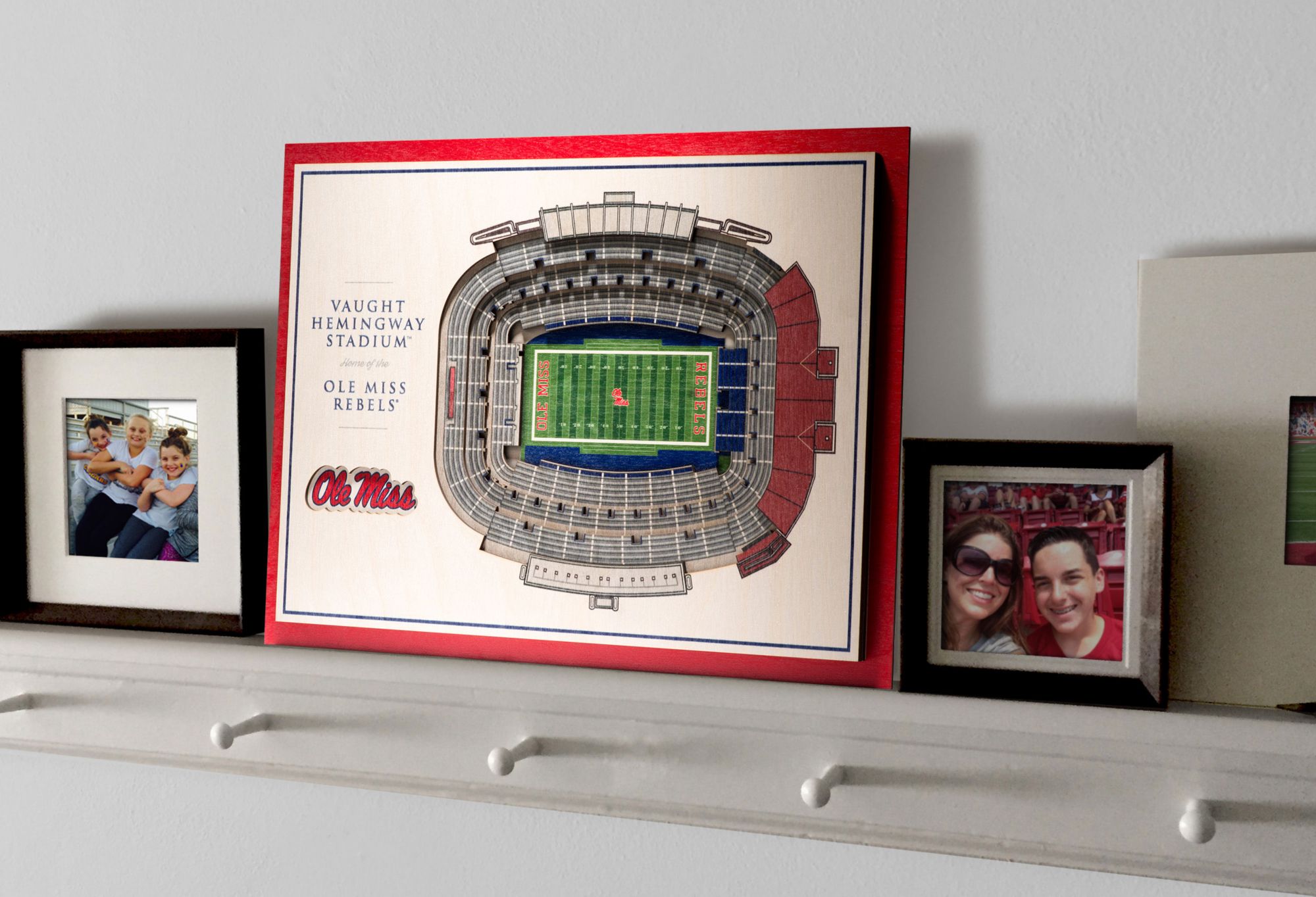 YouTheFan Mississippi State Bulldogs 5-Layer StadiumViews 3D Wall Art product image