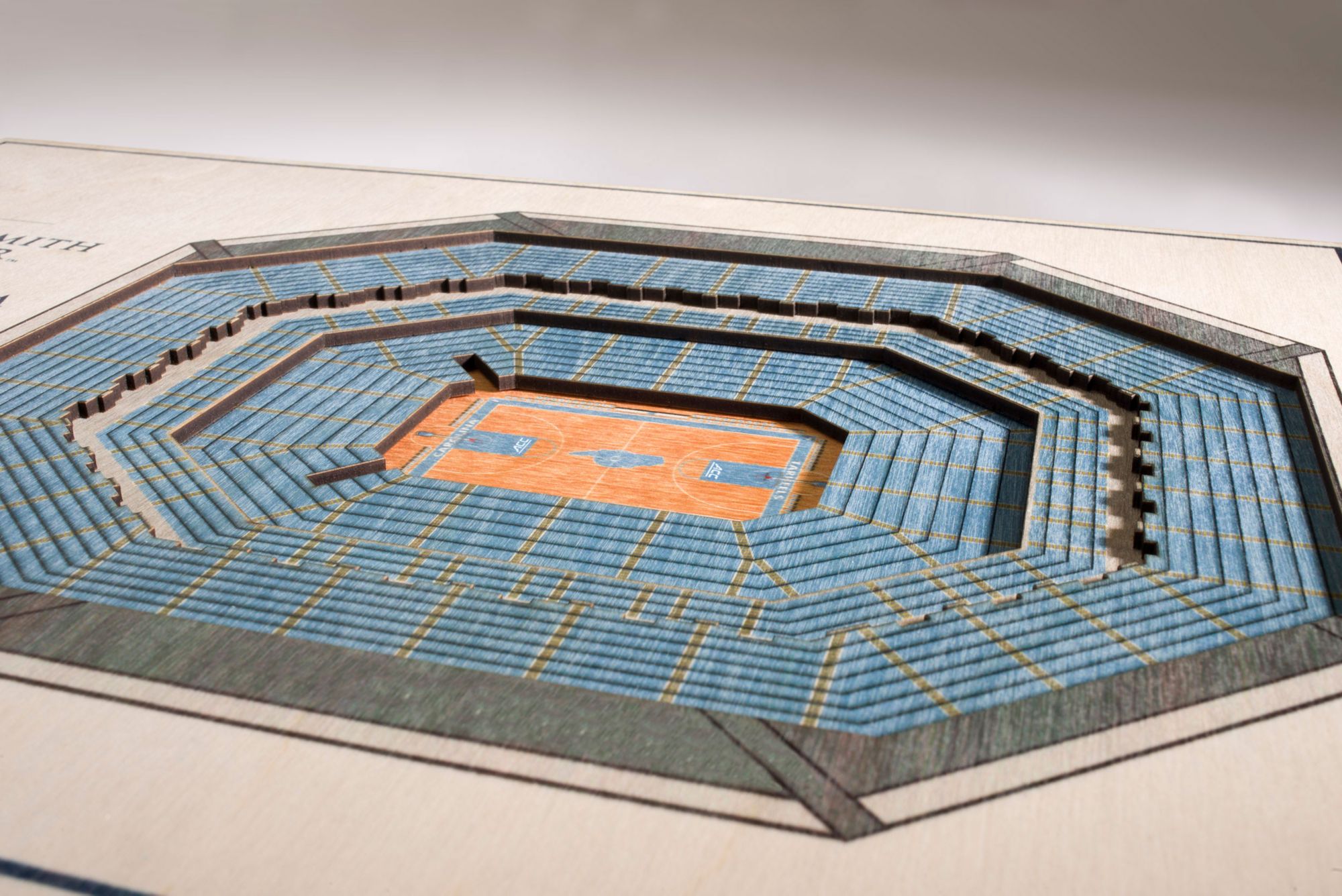 You the Fan North Carolina Tar Heels 5-Layer StadiumViews 3D Wall Art