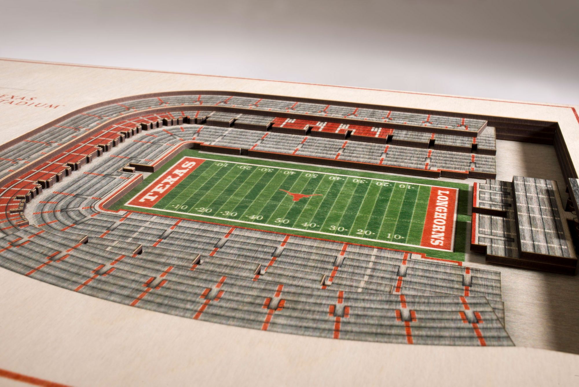 You the Fan Texas Longhorns 5-Layer StadiumViews 3D Wall Art