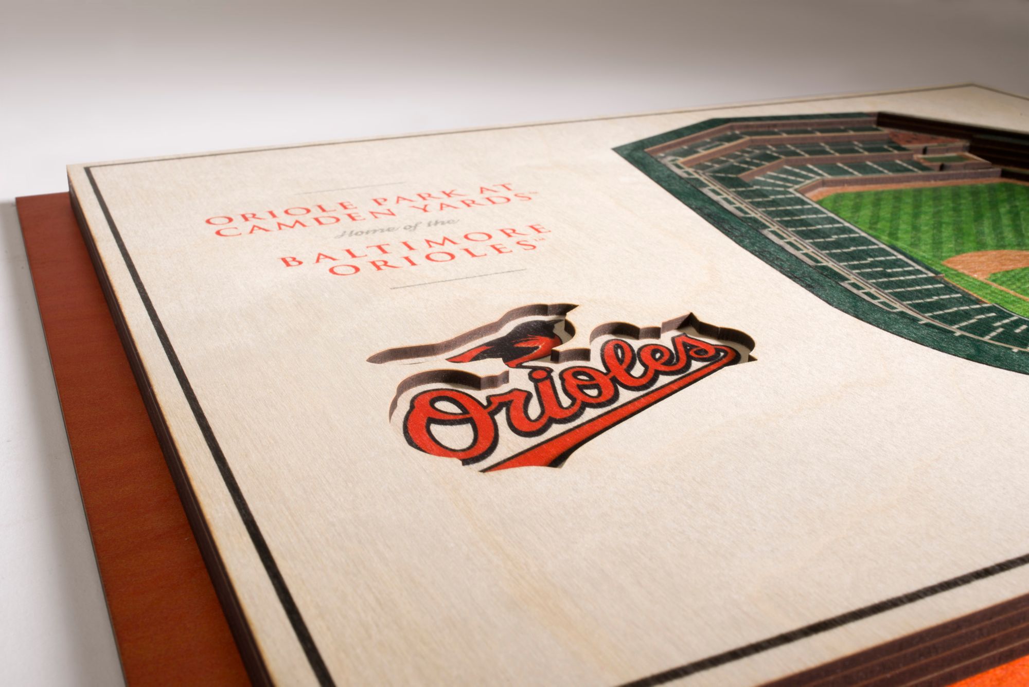 YouTheFan Baltimore Orioles 5-Layer StadiumViews 3D Wall Art product image