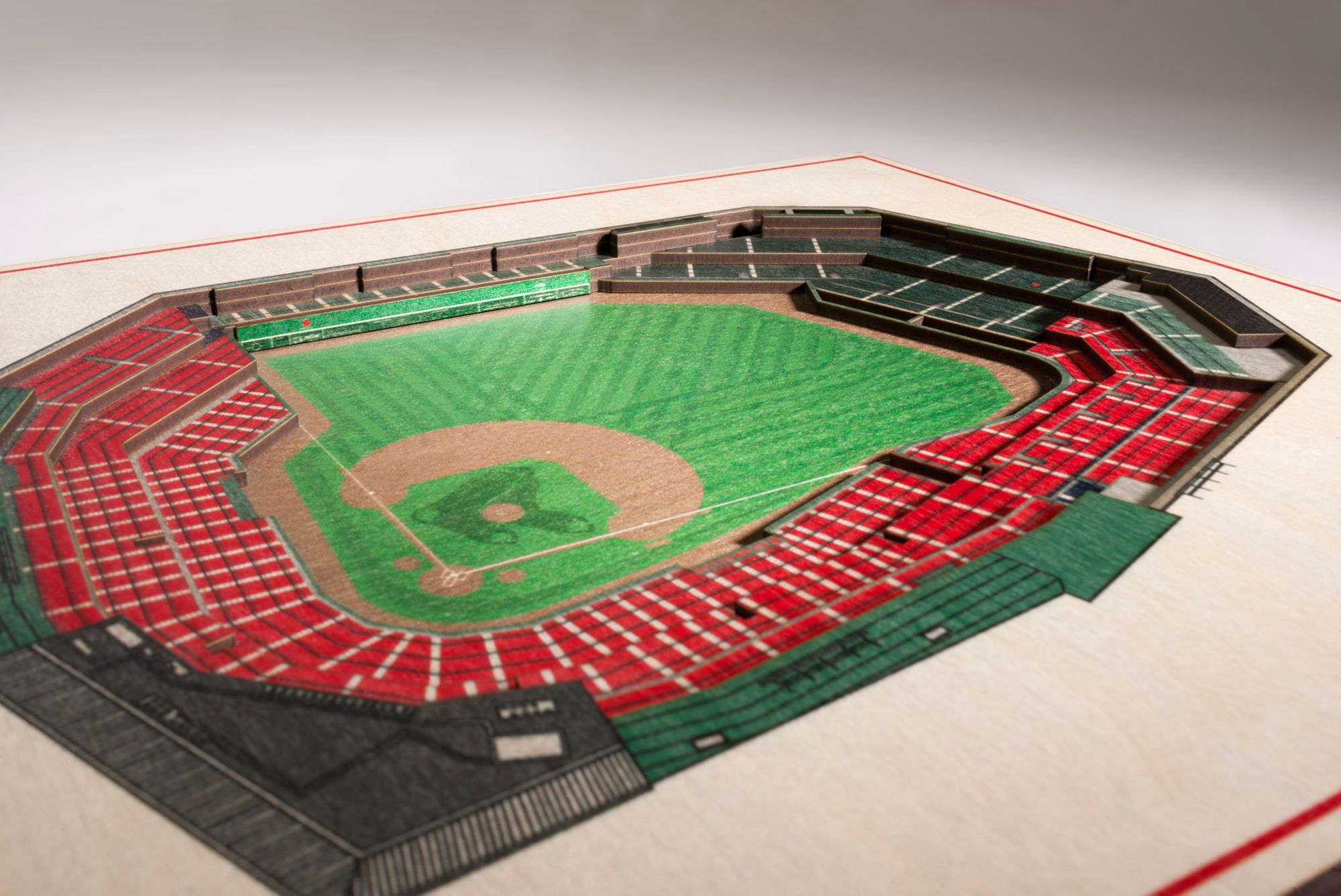 YouTheFan Boston Red Sox 5-Layer StadiumViews 3D Wall Art product image