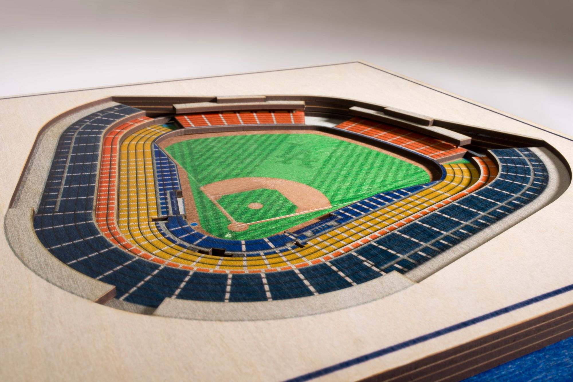YouTheFan Los Angeles Dodgers 5-Layer StadiumViews 3D Wall Art product image