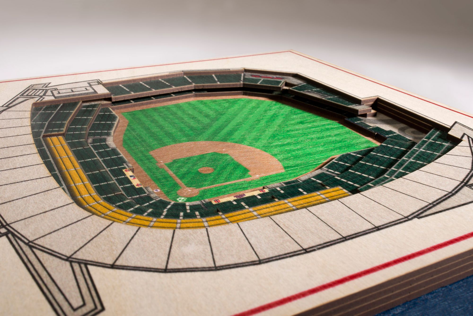 YouTheFan Minnesota Twins 5-Layer StadiumViews 3D Wall Art product image