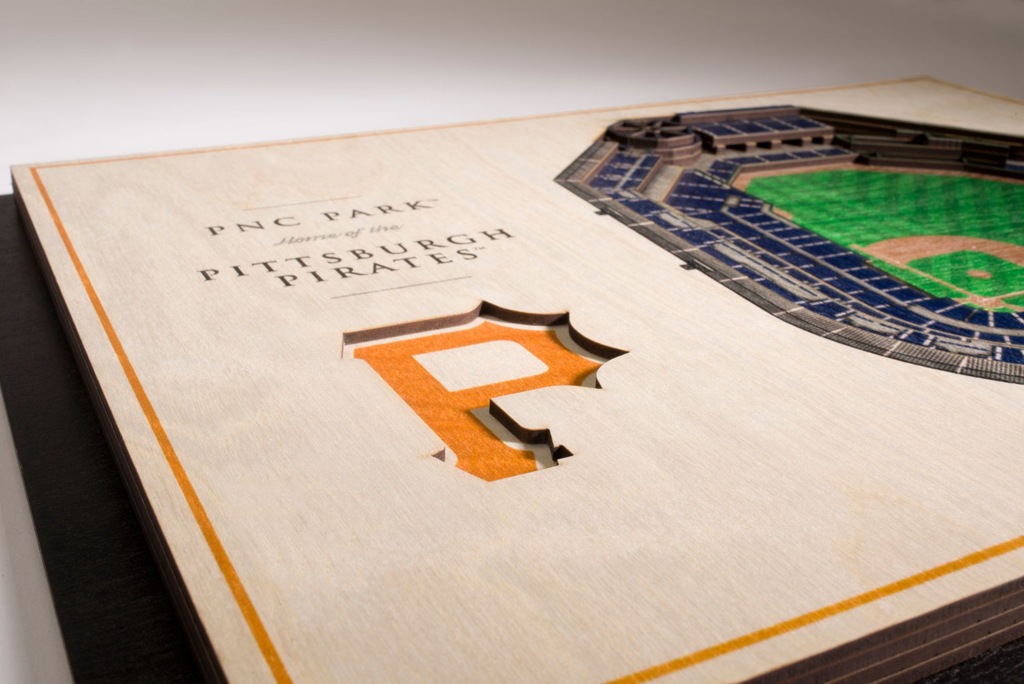 YouTheFan Pittsburgh Pirates 5-Layer StadiumViews 3D Wall Art product image