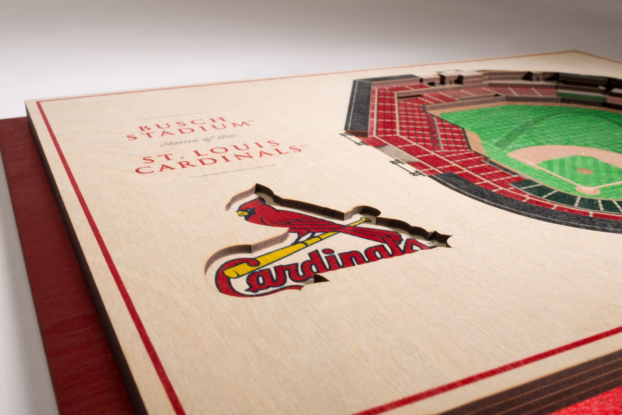 YouTheFan St. Louis Cardinals 5-Layer StadiumViews 3D Wall Art product image