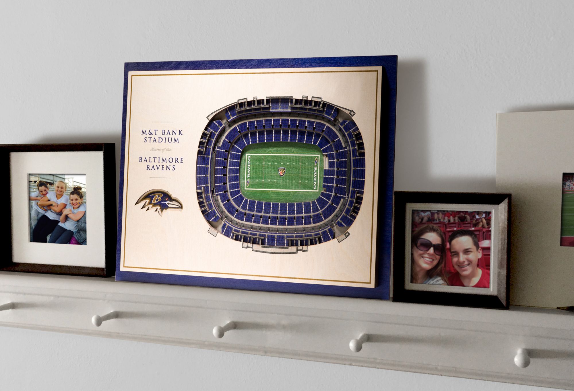 You the Fan Baltimore Ravens 5-Layer StadiumViews 3D Wall Art