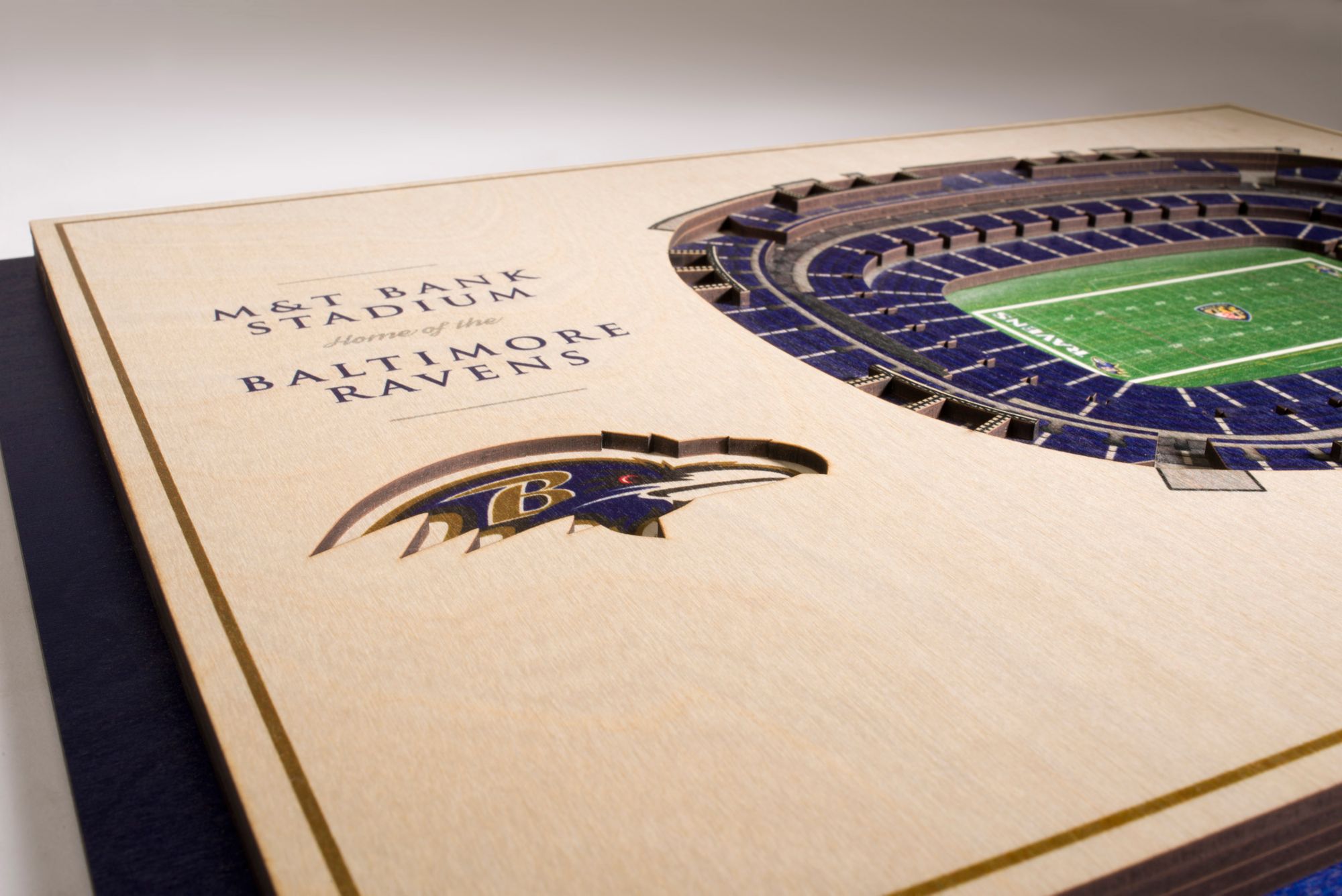 YouTheFan Baltimore Ravens 5-Layer StadiumViews 3D Wall Art product image