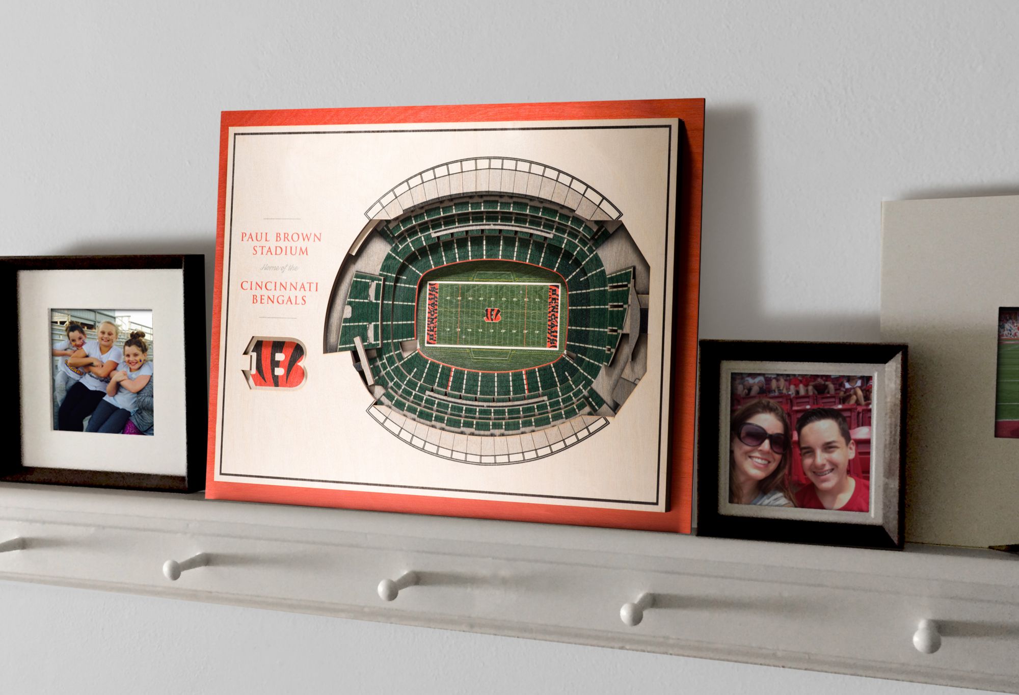 YouTheFan Cincinnati Bengals 5-Layer StadiumViews 3D Wall Art product image