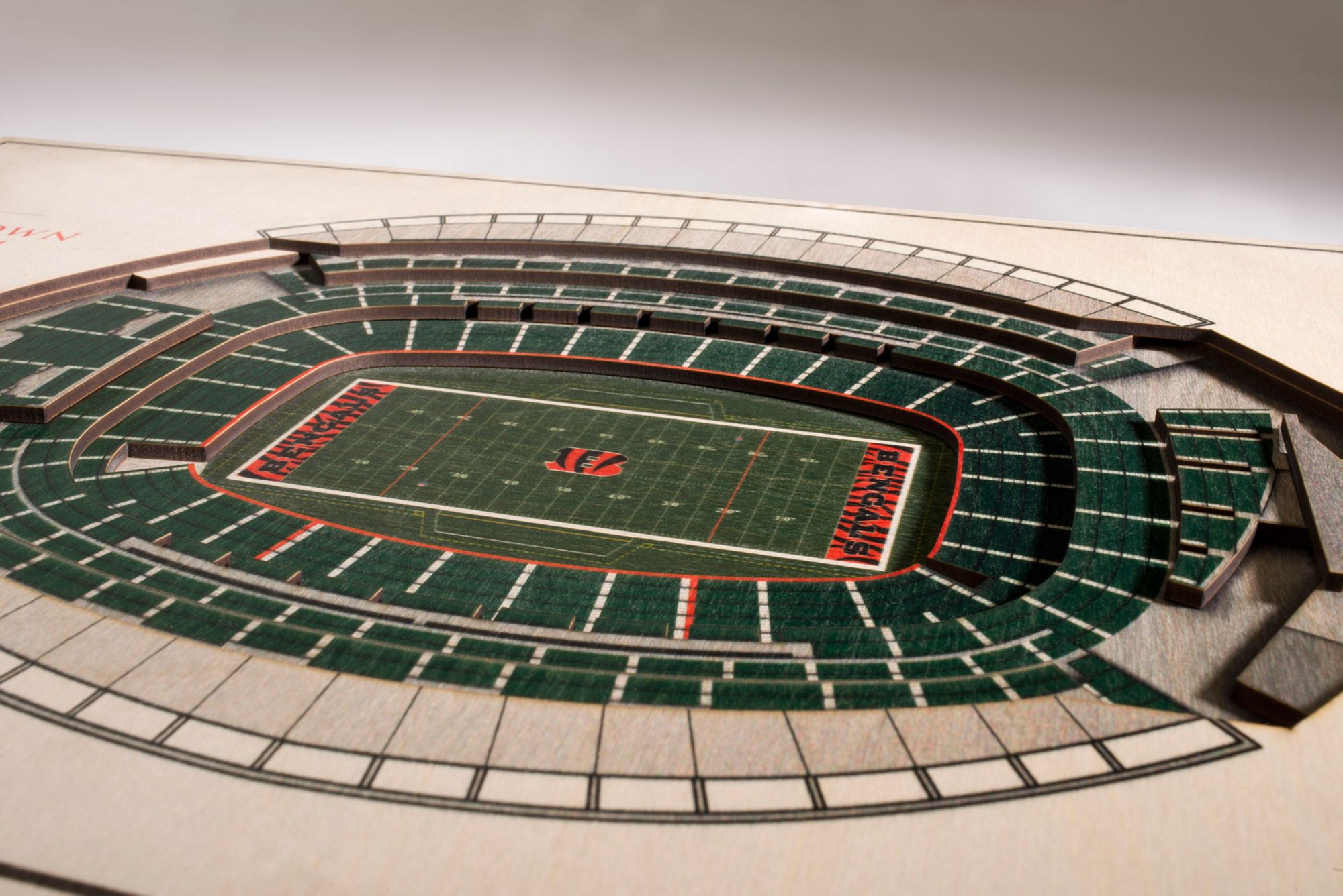 YouTheFan Cincinnati Bengals 5-Layer StadiumViews 3D Wall Art product image