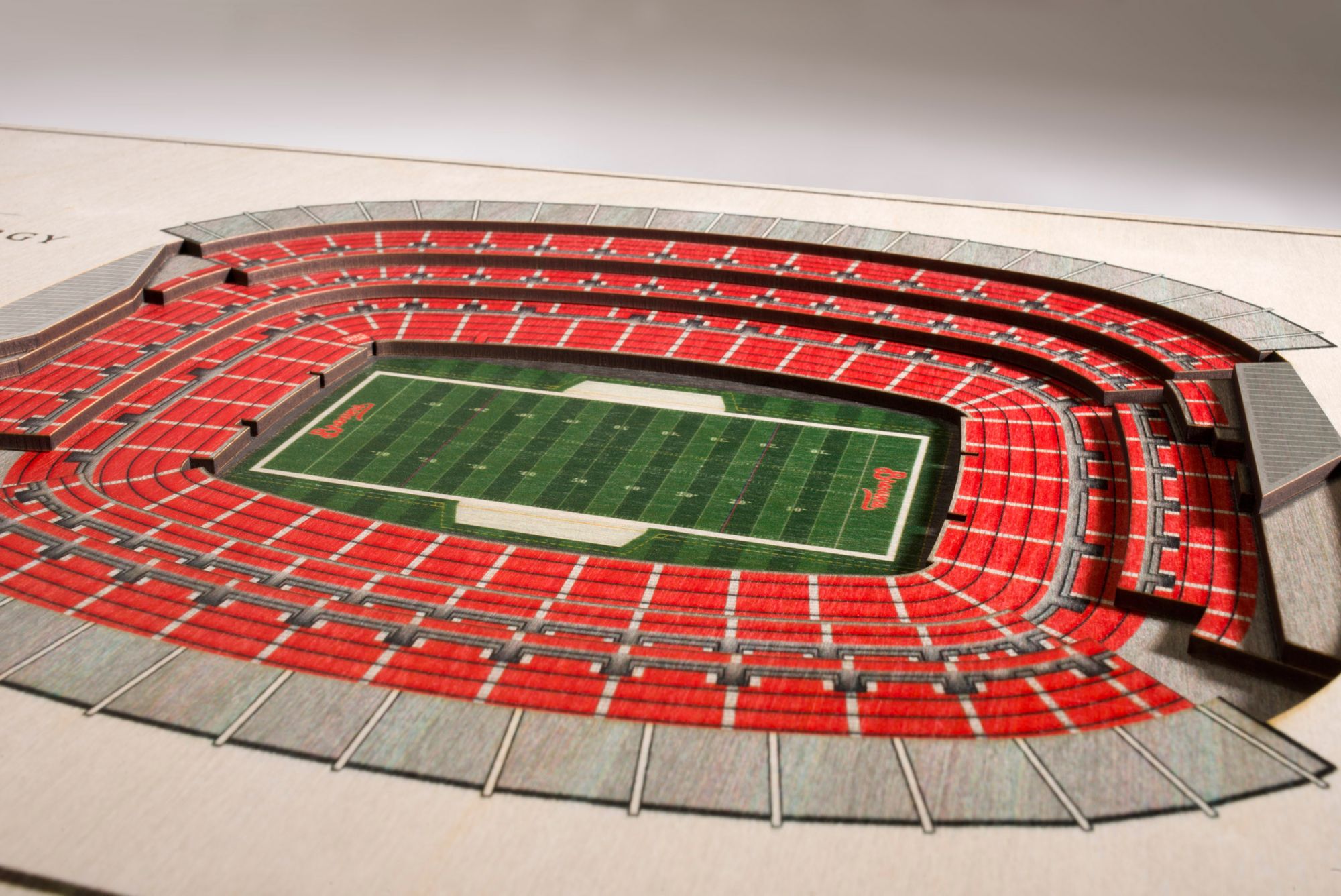 YouTheFan Cleveland Browns 5-Layer StadiumViews 3D Wall Art product image