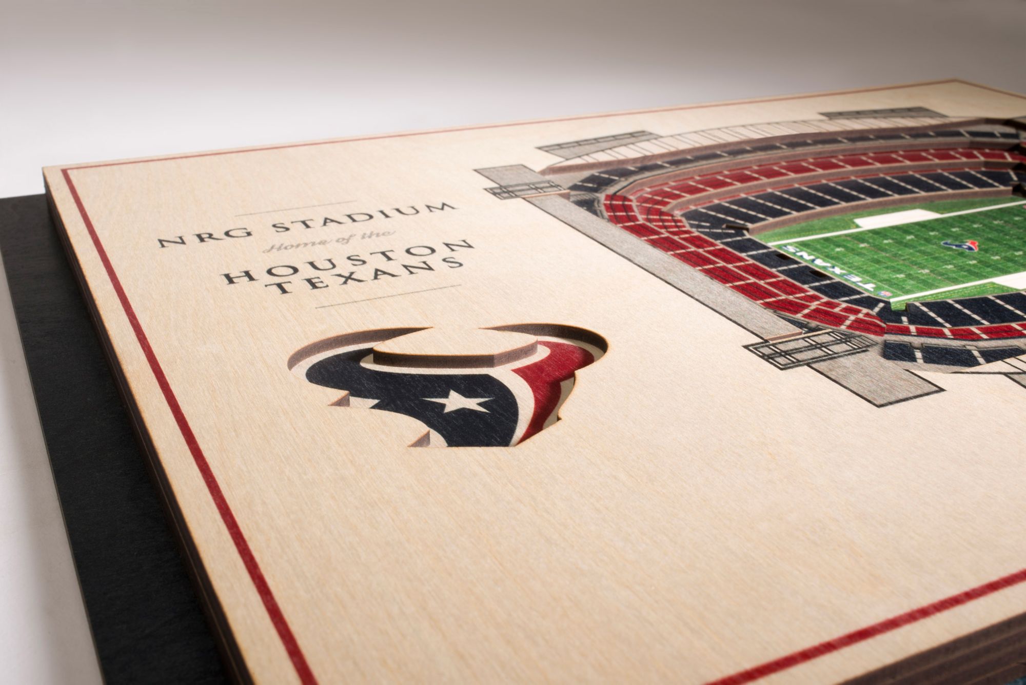 YouTheFan Houston Texans 5-Layer StadiumViews 3D Wall Art product image