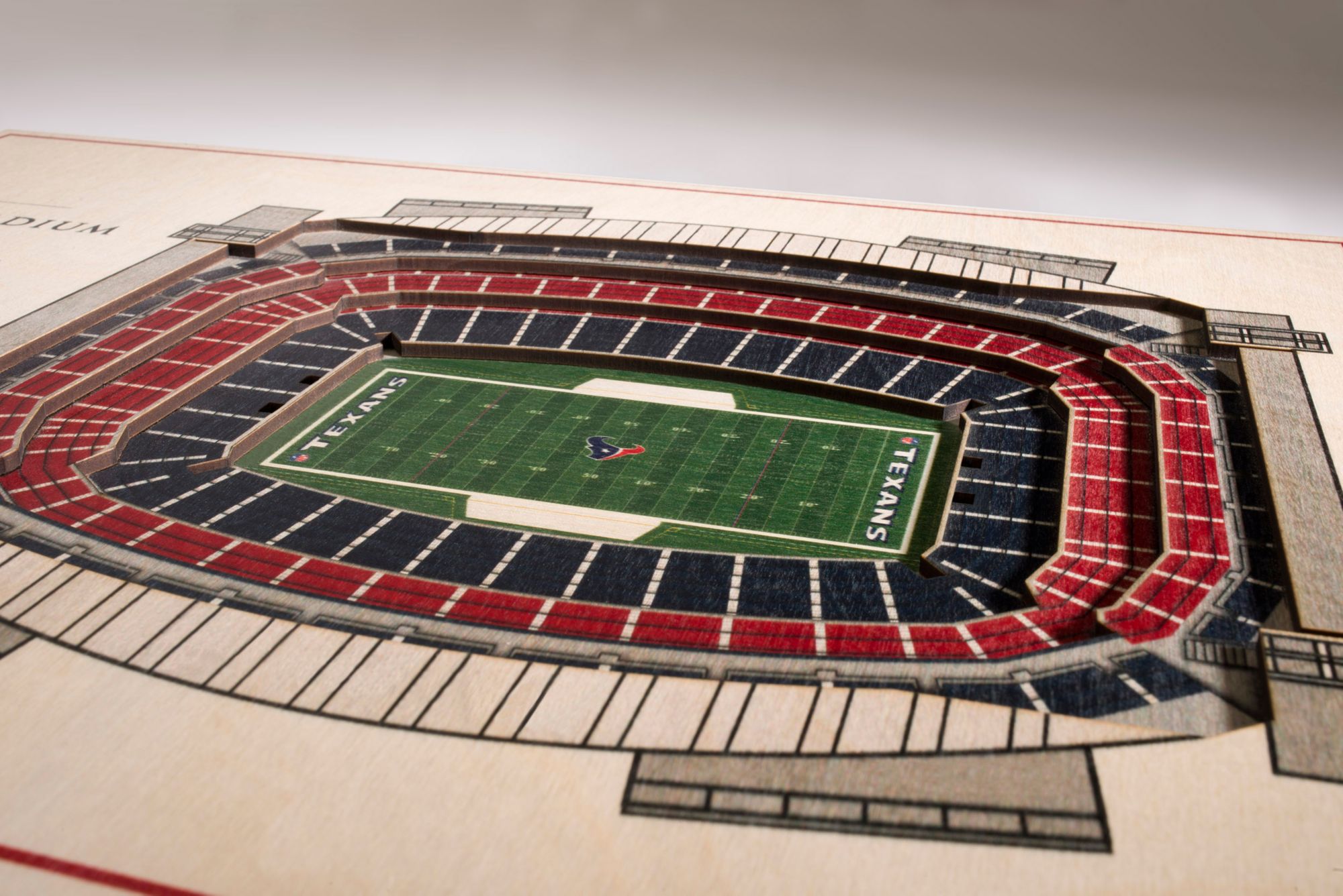 YouTheFan Houston Texans 5-Layer StadiumViews 3D Wall Art product image