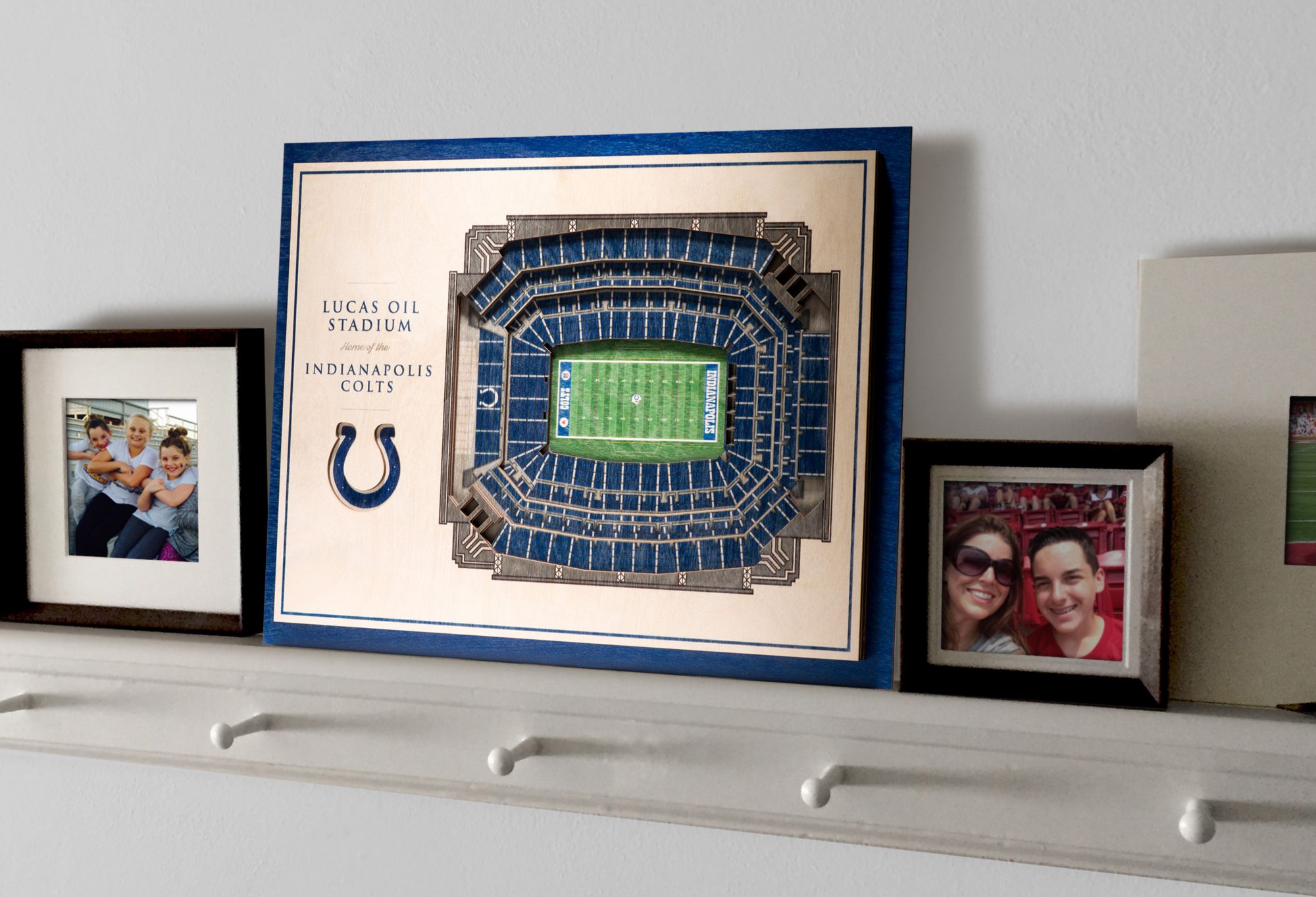 You the Fan Indianapolis Colts 5-Layer StadiumViews 3D Wall Art