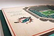 You the Fan Miami Dolphins 5-Layer StadiumViews 3D Wall Art product image
