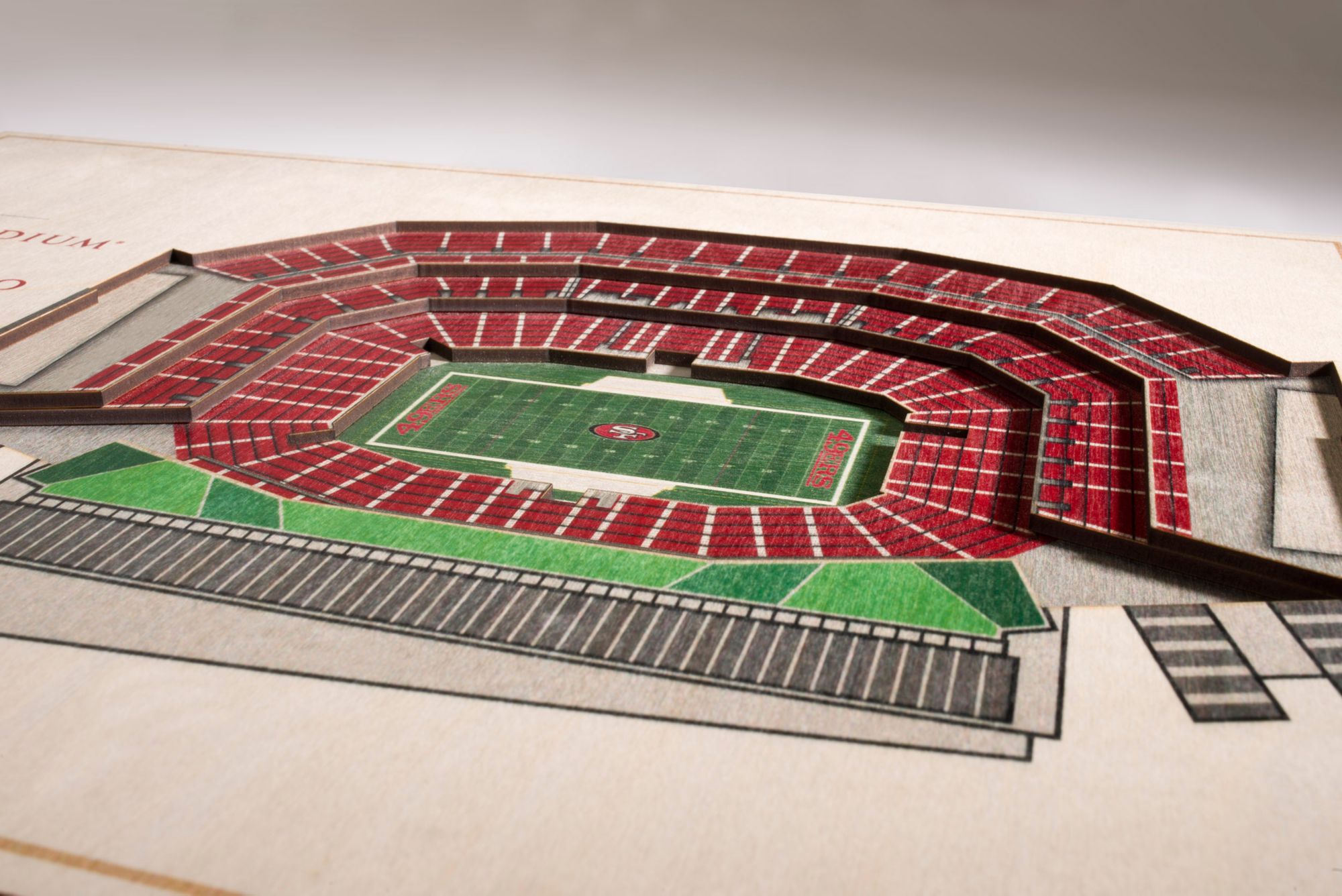 YouTheFan San Francisco 49ers 5-Layer StadiumViews 3D Wall Art product image