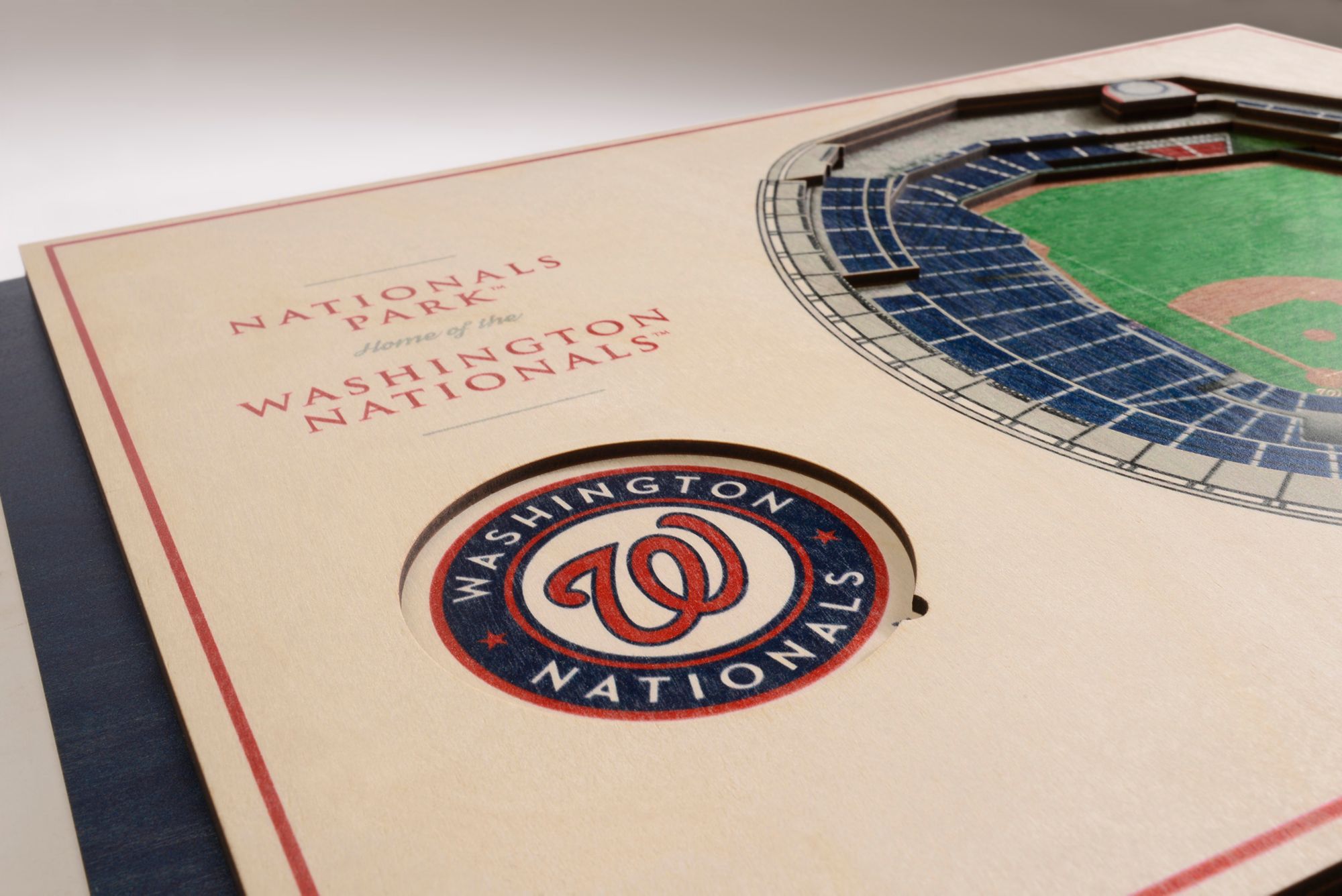 YouTheFan Washington Nationals 5-Layer StadiumViews 3D Wall Art product image