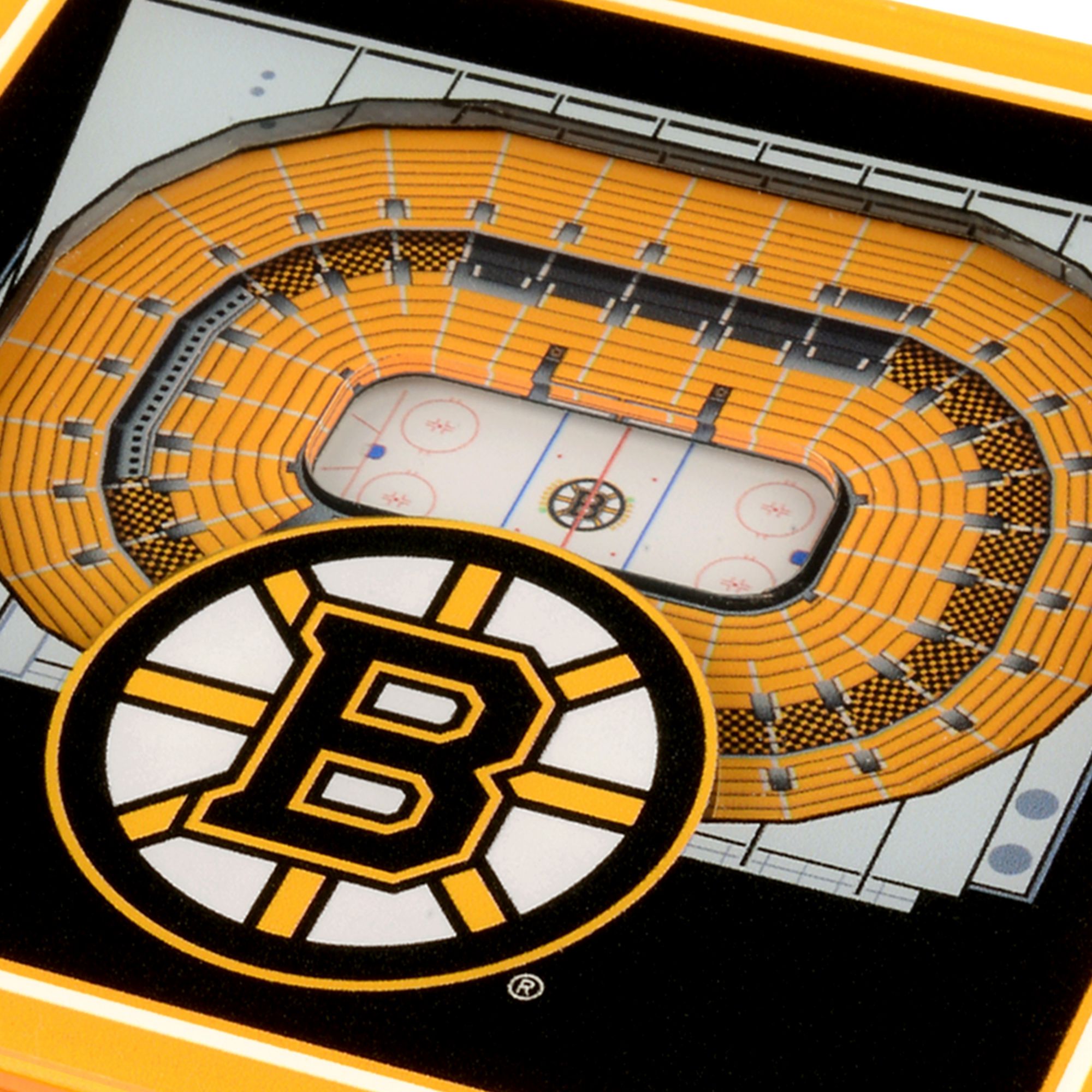 YouTheFan Boston Bruins Stadium View Coaster Set product image