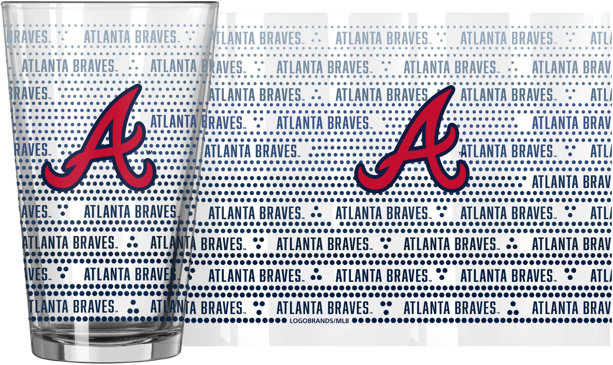 Logo Atlanta Braves  16oz. Chant Pint Glass product image