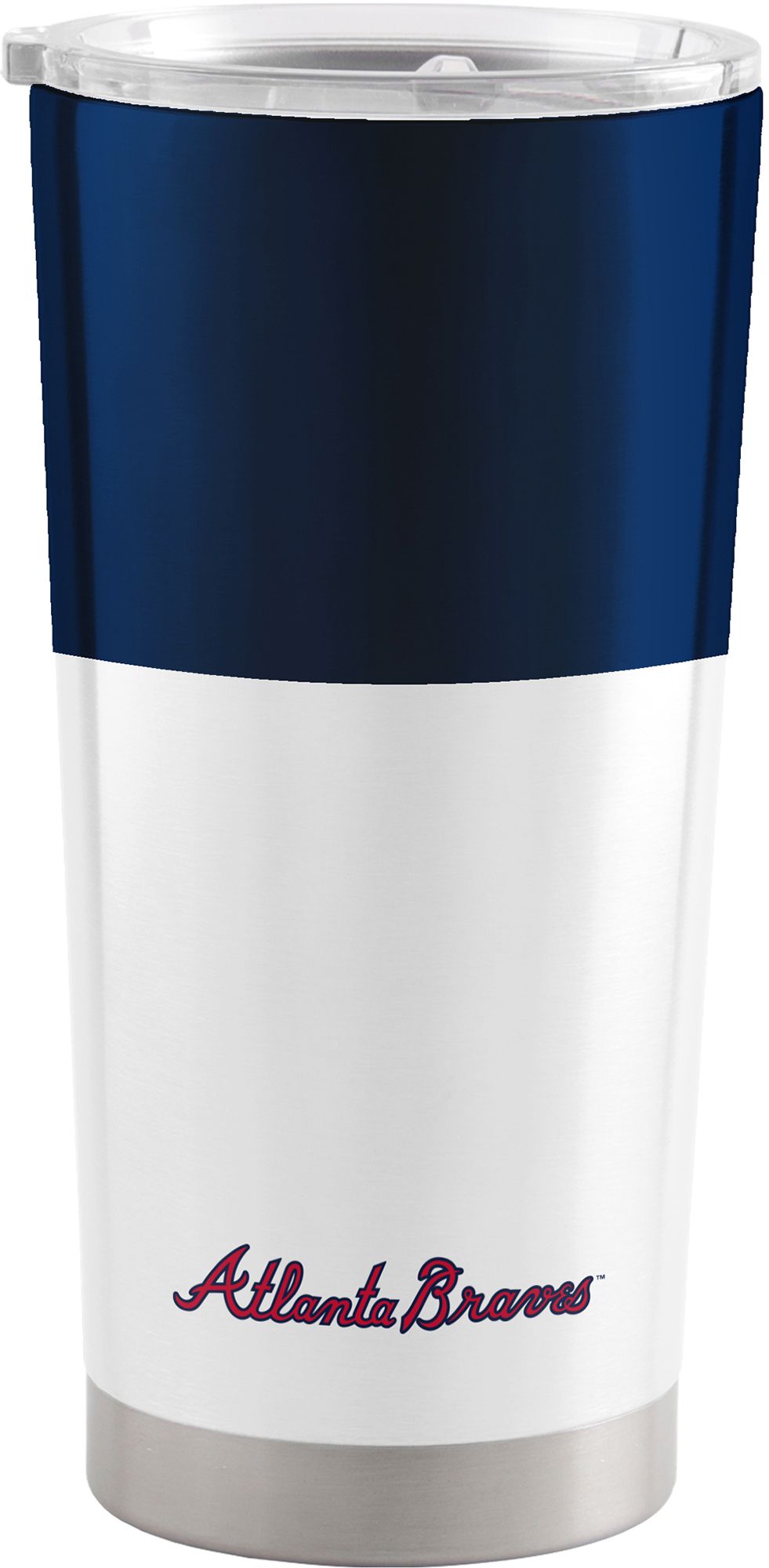 Logo Brands Atlanta Braves 20 oz. Stainless Steel Colorblock Tumbler product image