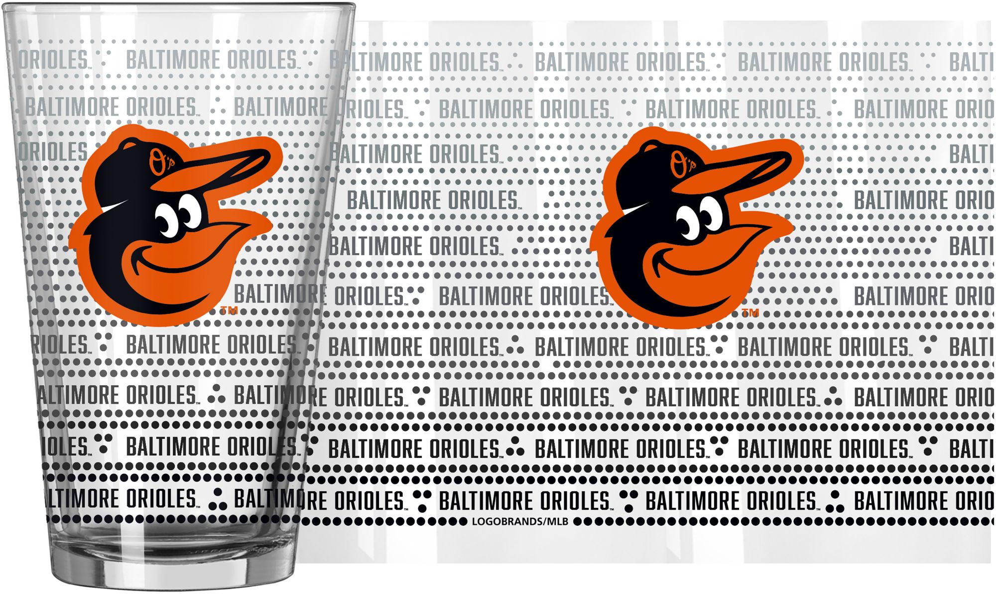 Logo Baltimore Orioles  16oz. Chant Pint Glass product image
