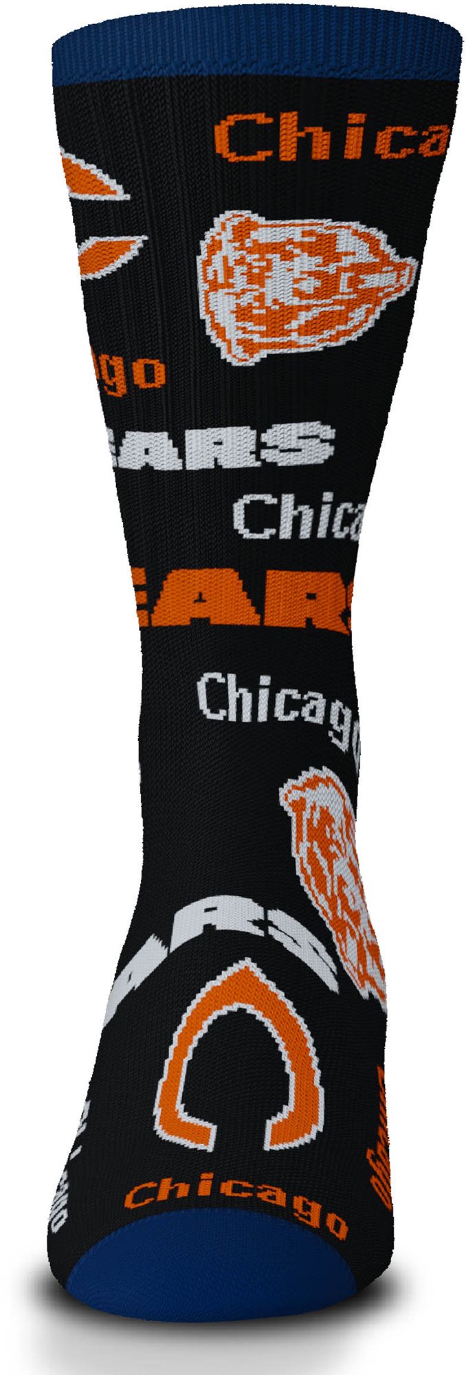 For Bare Feet Chicago Bears Black to Black Socks product image