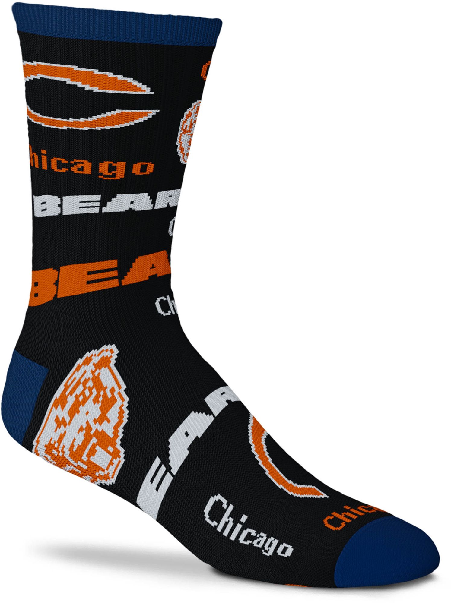 For Bare Feet Chicago Bears Black to Black Socks product image
