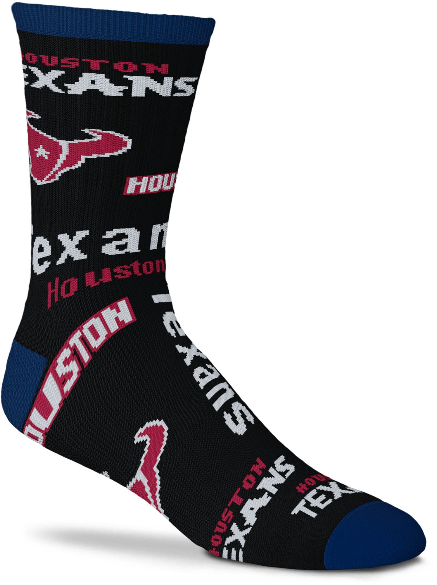 For Bare Feet Houston Texans Black to Black Socks product image