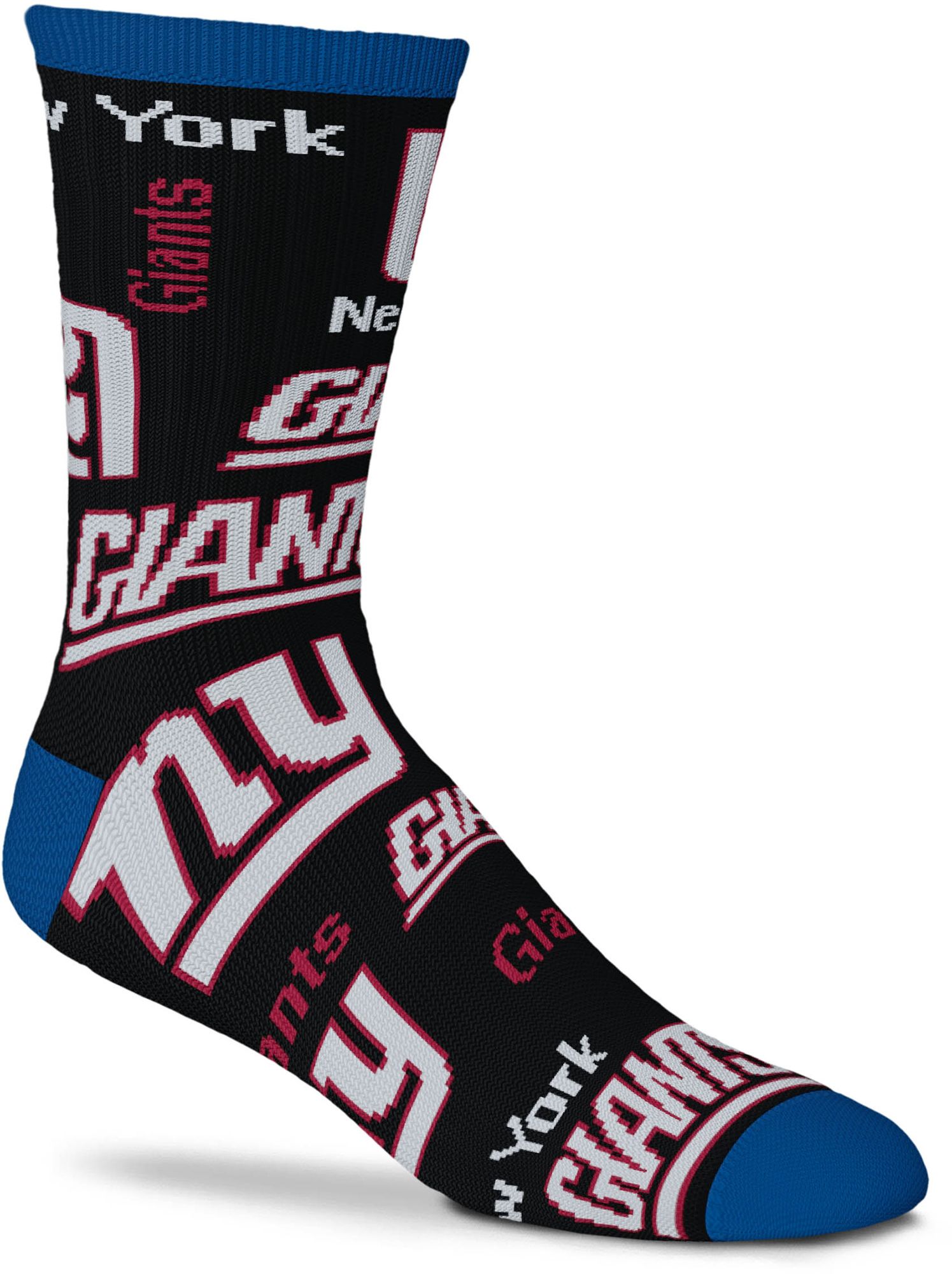 For Bare Feet New York Giants Black to Black Socks product image