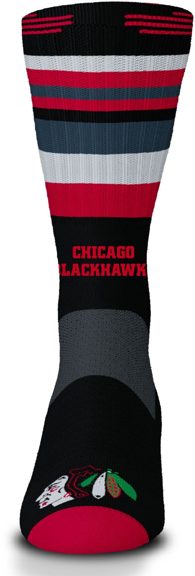 For Bare Feet Chicago Blackhawks Rave Socks