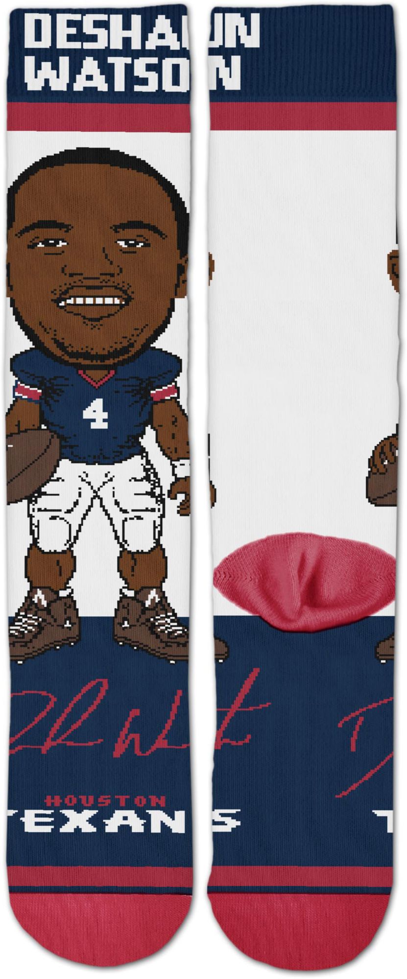 For Bare Feet Youth Houston Texans Deshaun Watson Socks product image