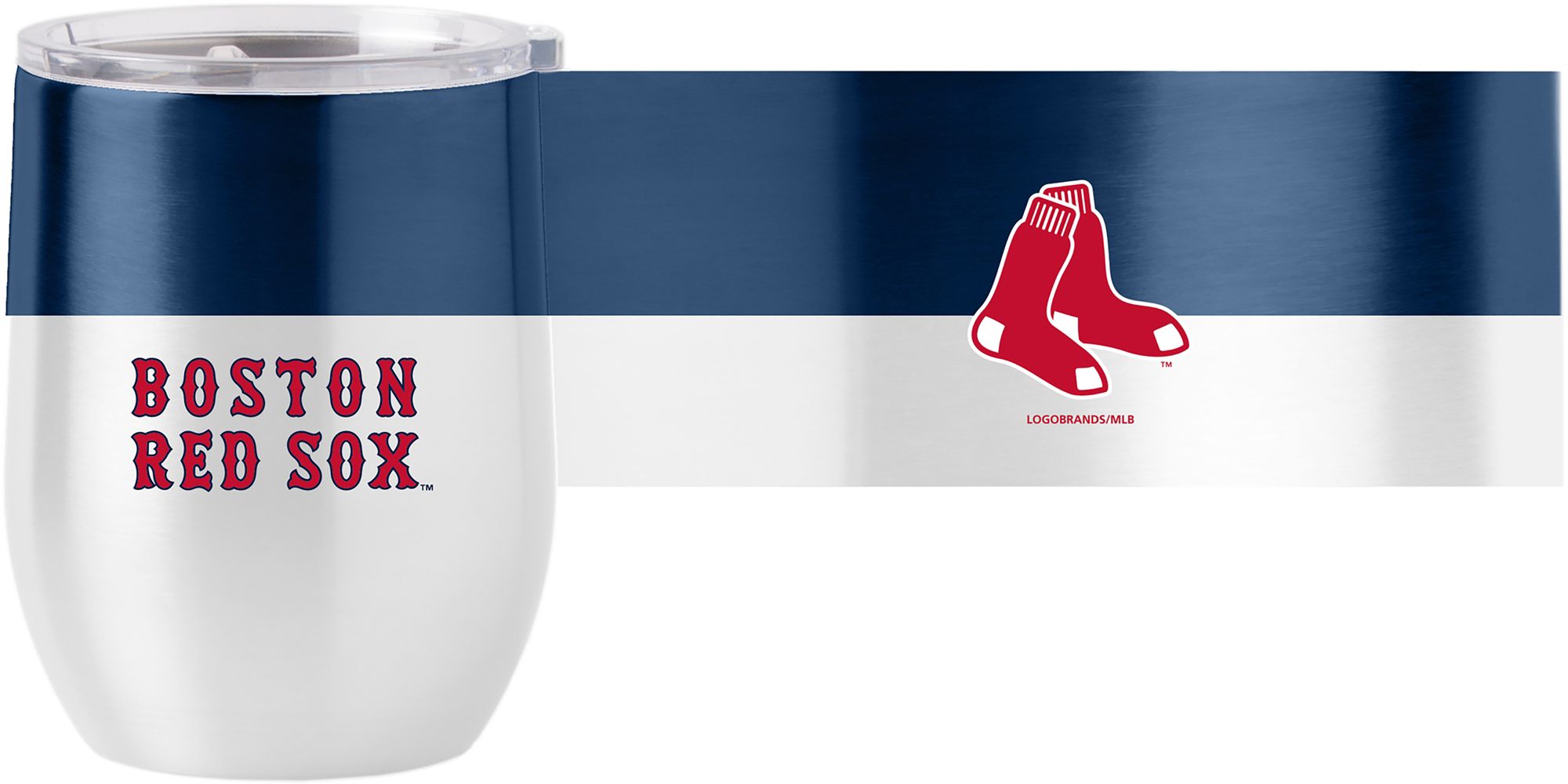 Logo Brands Boston Red Sox 16 oz. Stainless Steel Colorblock Tumbler product image