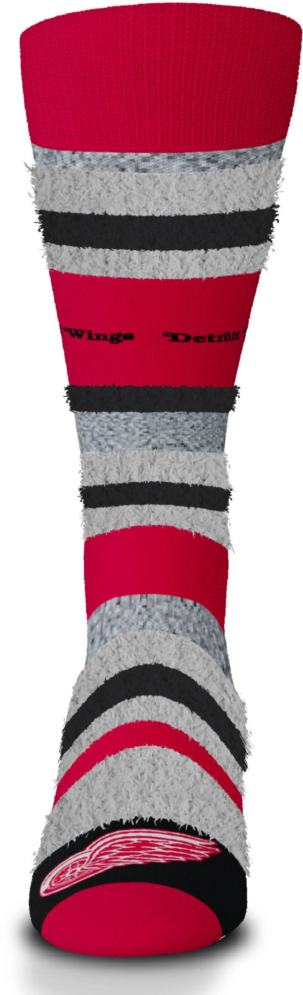 For Bare Feet Detroit Red Wings Mountain Stripe Socks product image