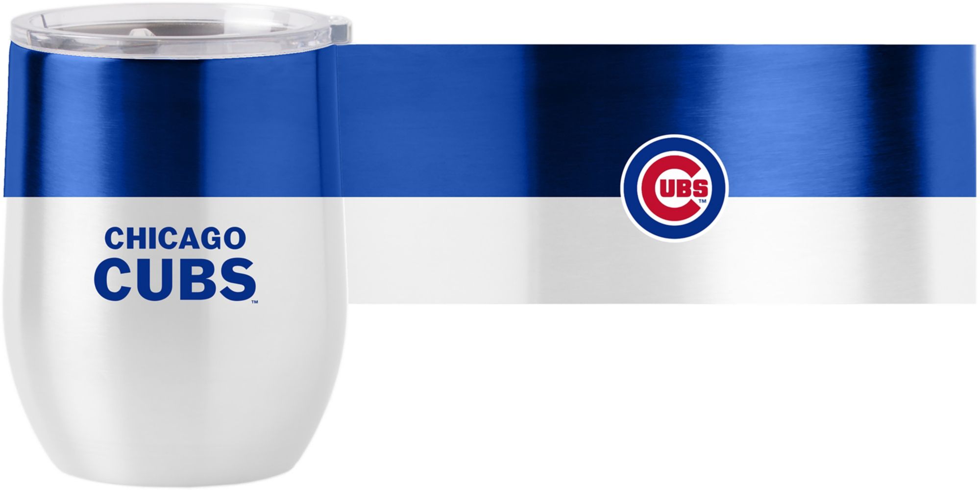 Logo Brands Chicago Cubs 16 oz. Stainless Steel Colorblock Tumbler product image