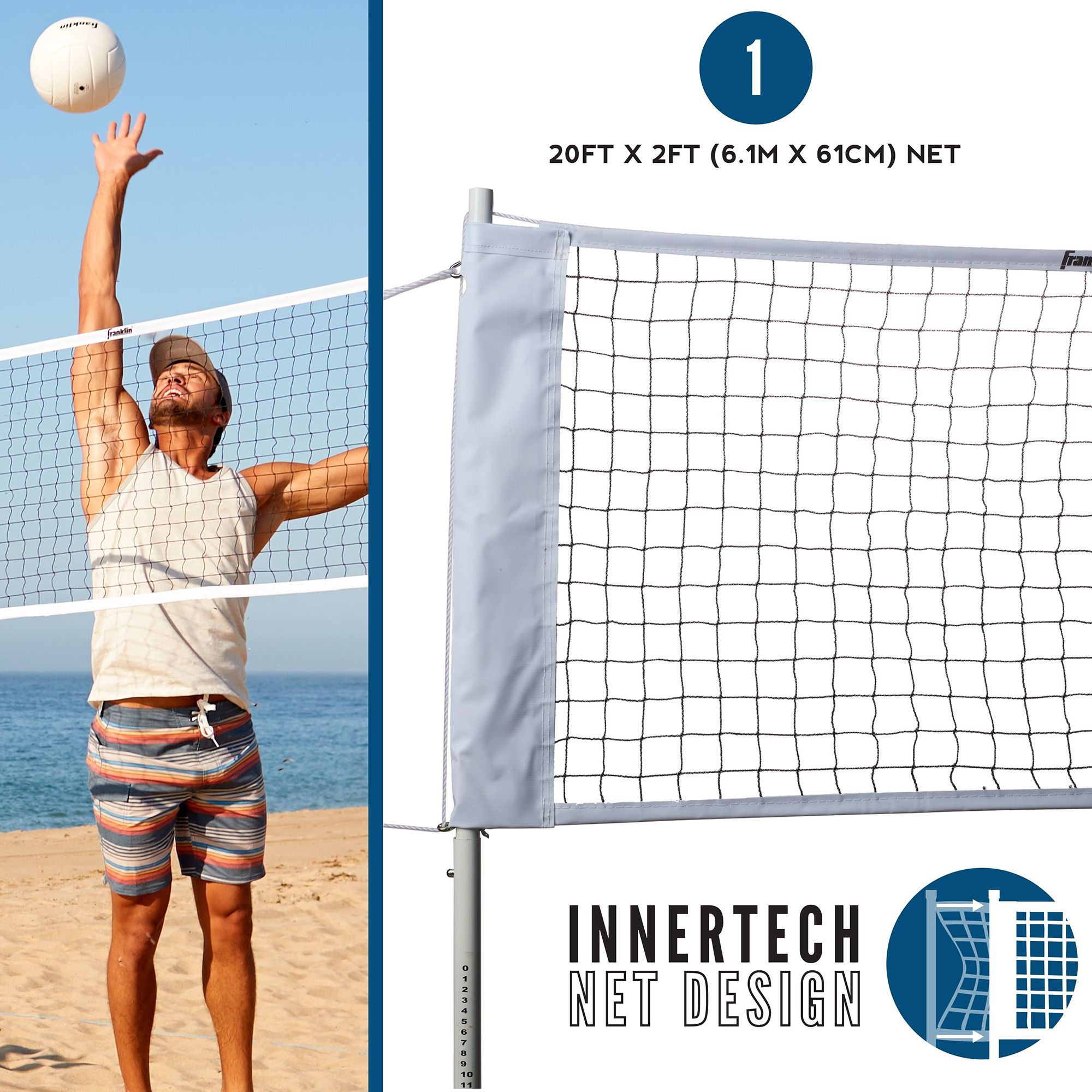 Franklin Professional Volleyball and Badminton Set product image