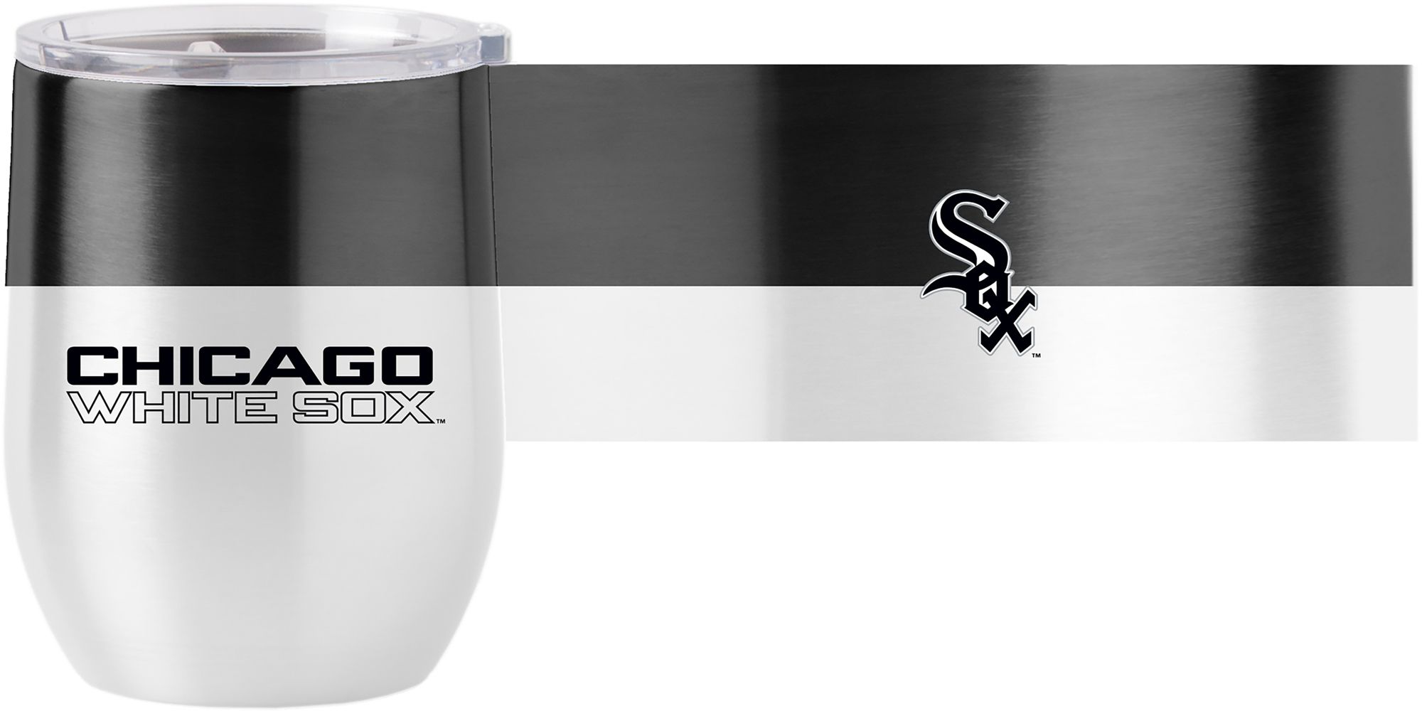 Logo Brands Chicago White Sox 16 oz. Stainless Steel Colorblock Tumbler product image