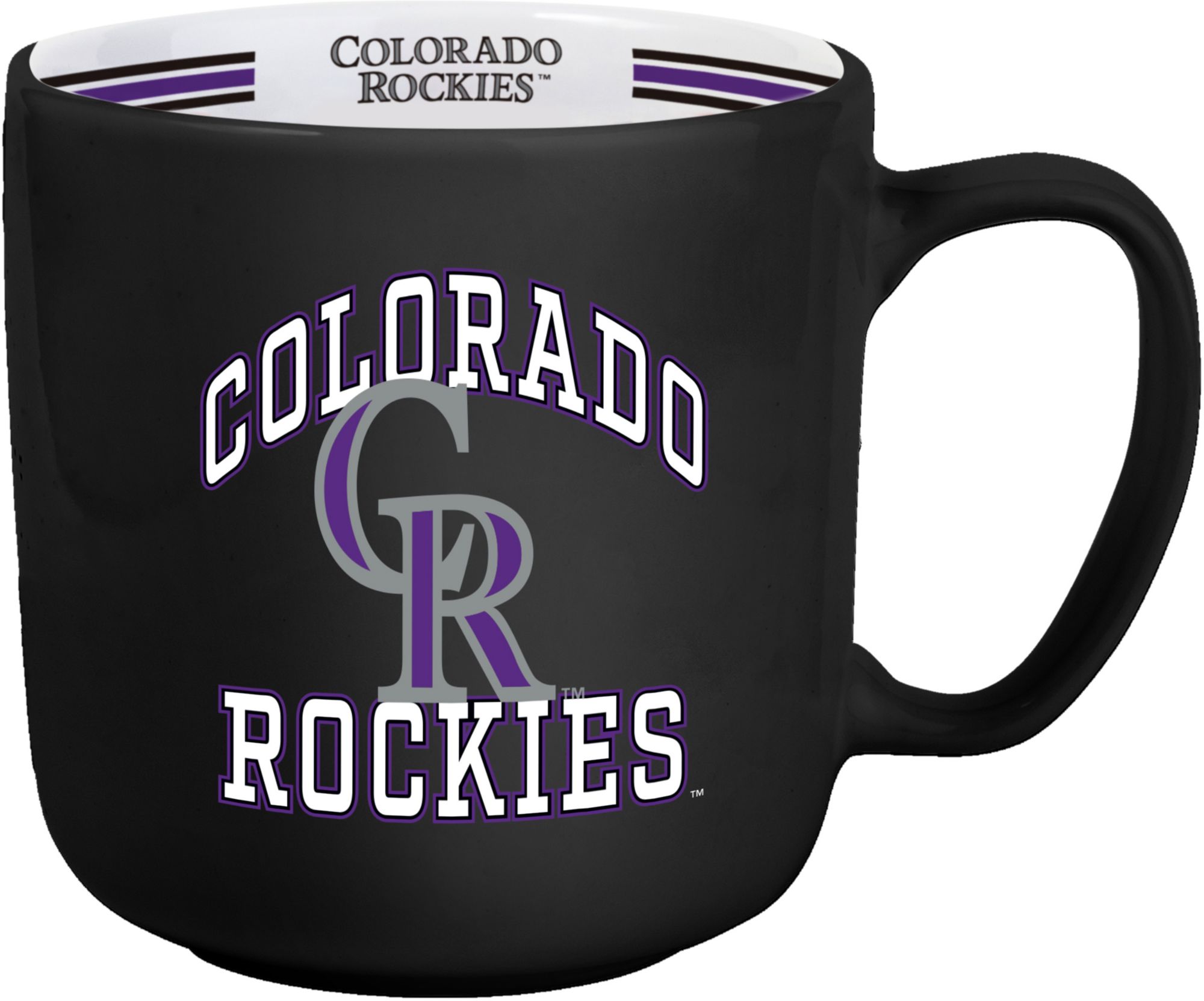 Logo Colorado Rockies  Striped 15 oz. Mug product image