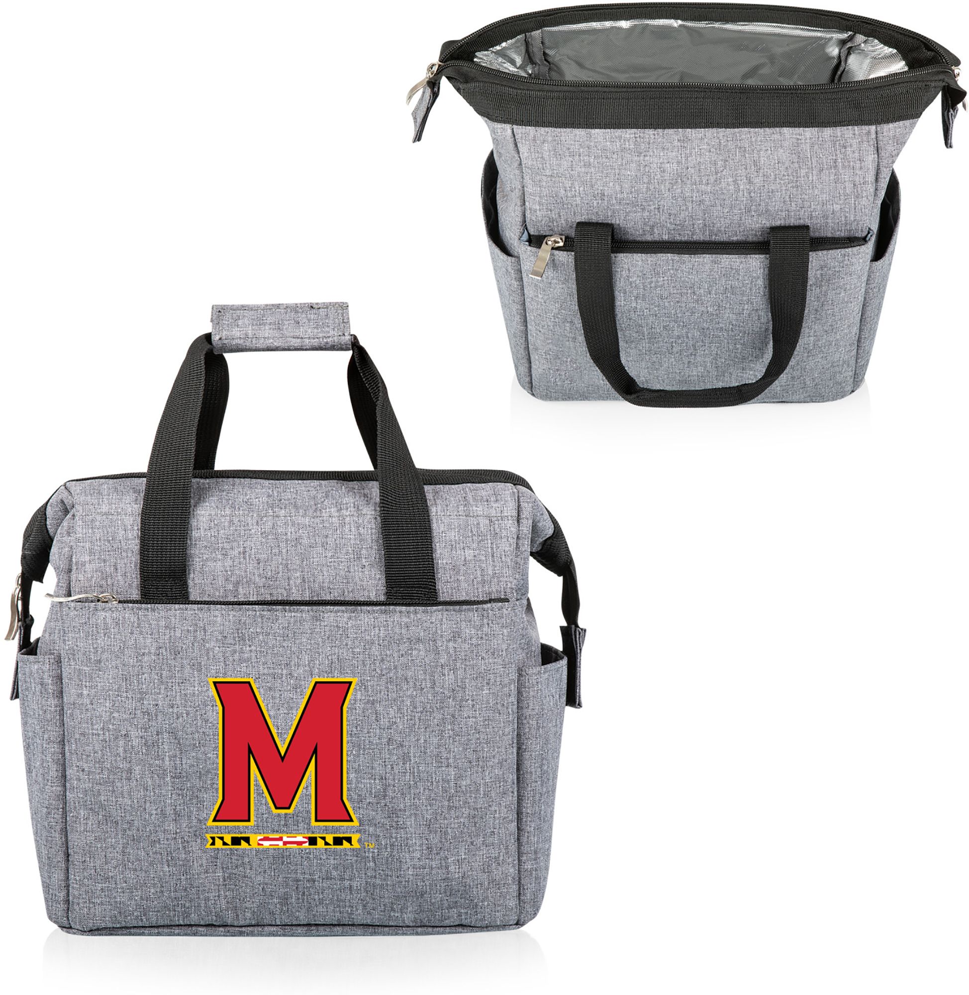 Picnic Time Maryland Terrapins Canvas and Willow Basket Bag product image