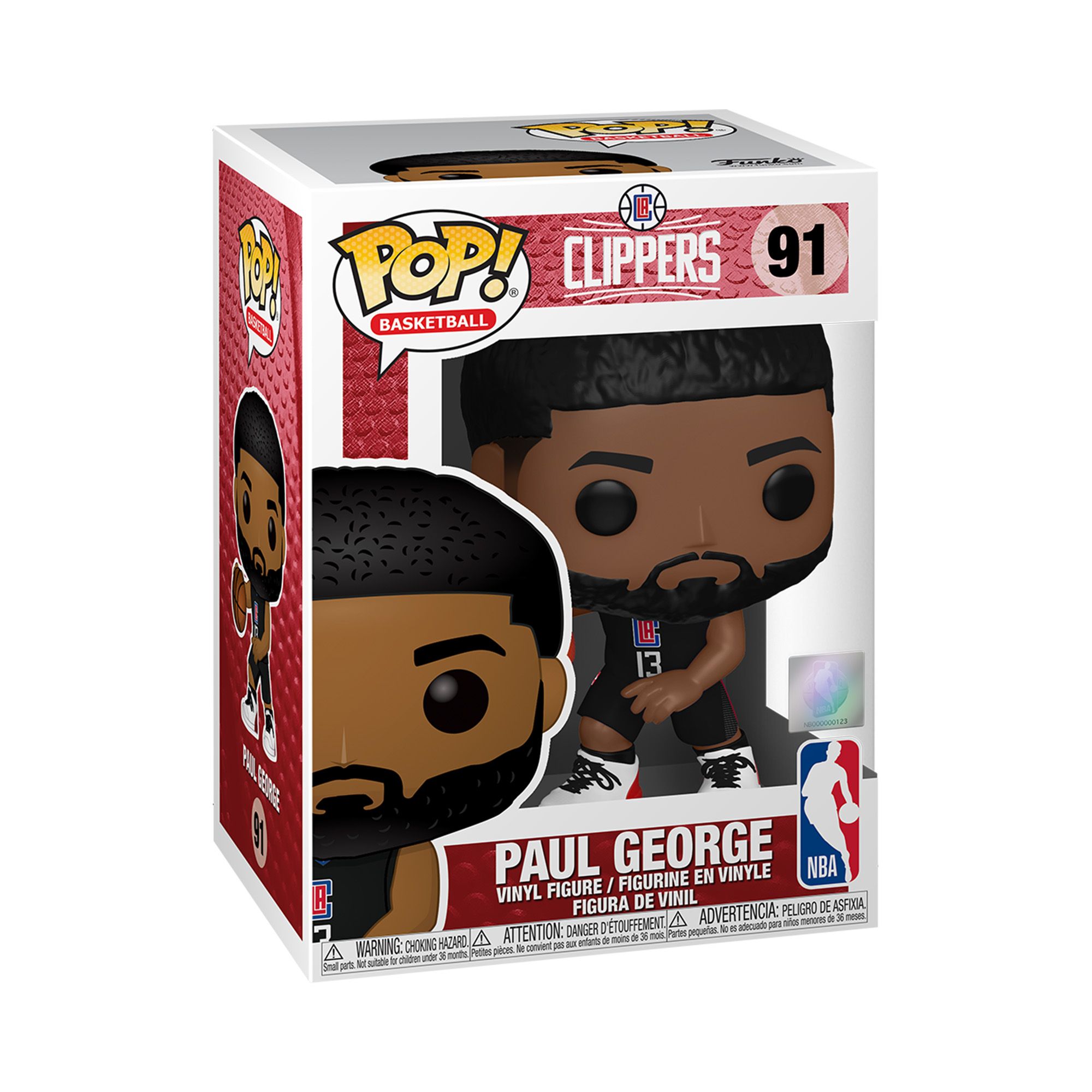 Funko POP! Los Angeles Clippers Paul George Figure product image
