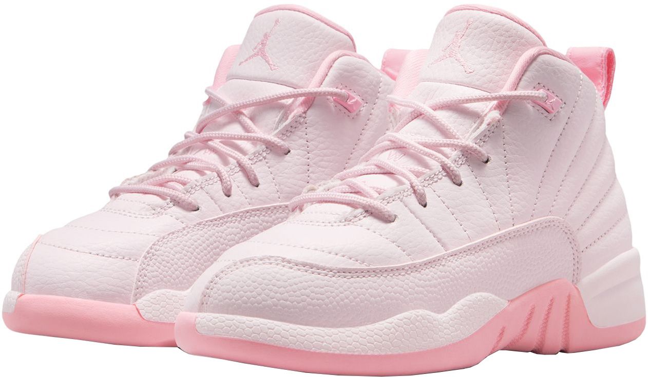 Air Jordan Kids' Preschool 12 Retro 'Pink Pearl' Basketball Shoes product image